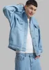 Connor Oversized Denim Jacket - Worn Wash sold by Frankie Shop