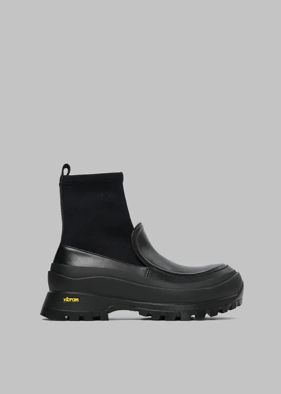 Low Classic Banding Ankle Boots - Black made by Frankie Shop