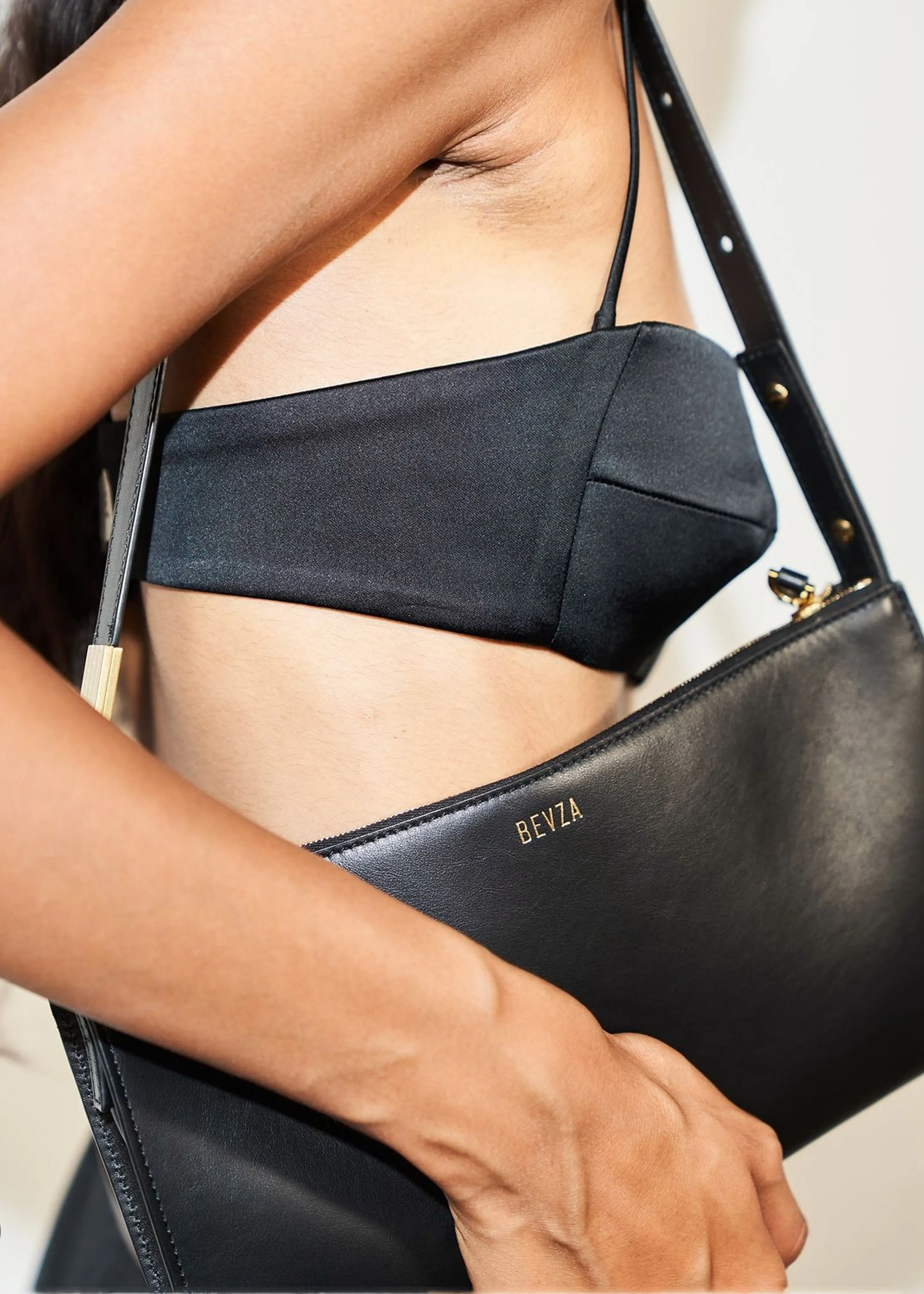 Bevza Square Bra - Black sold by Frankie Shop product image thumbnail 2