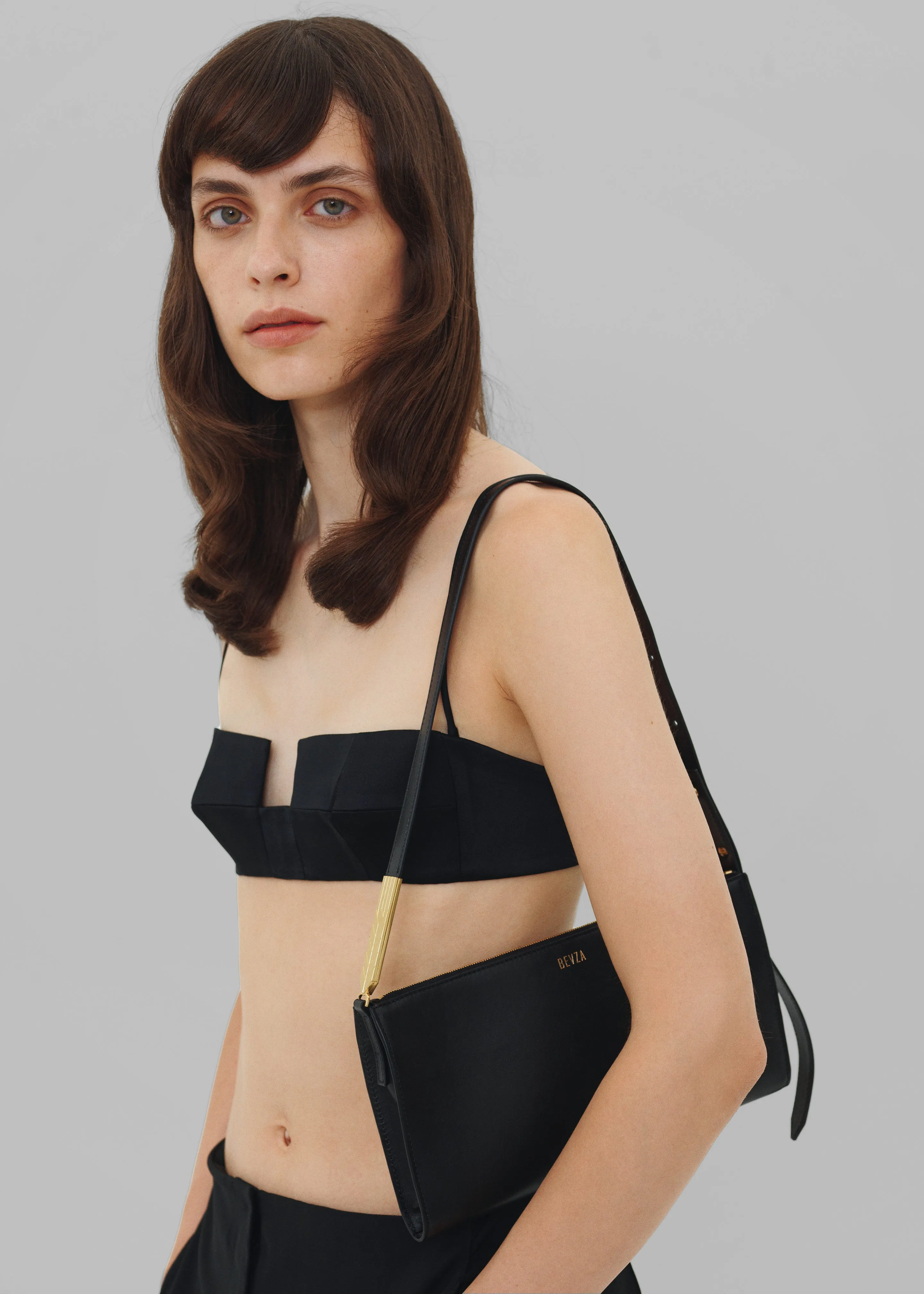 Bevza Square Bra - Black sold by Frankie Shop