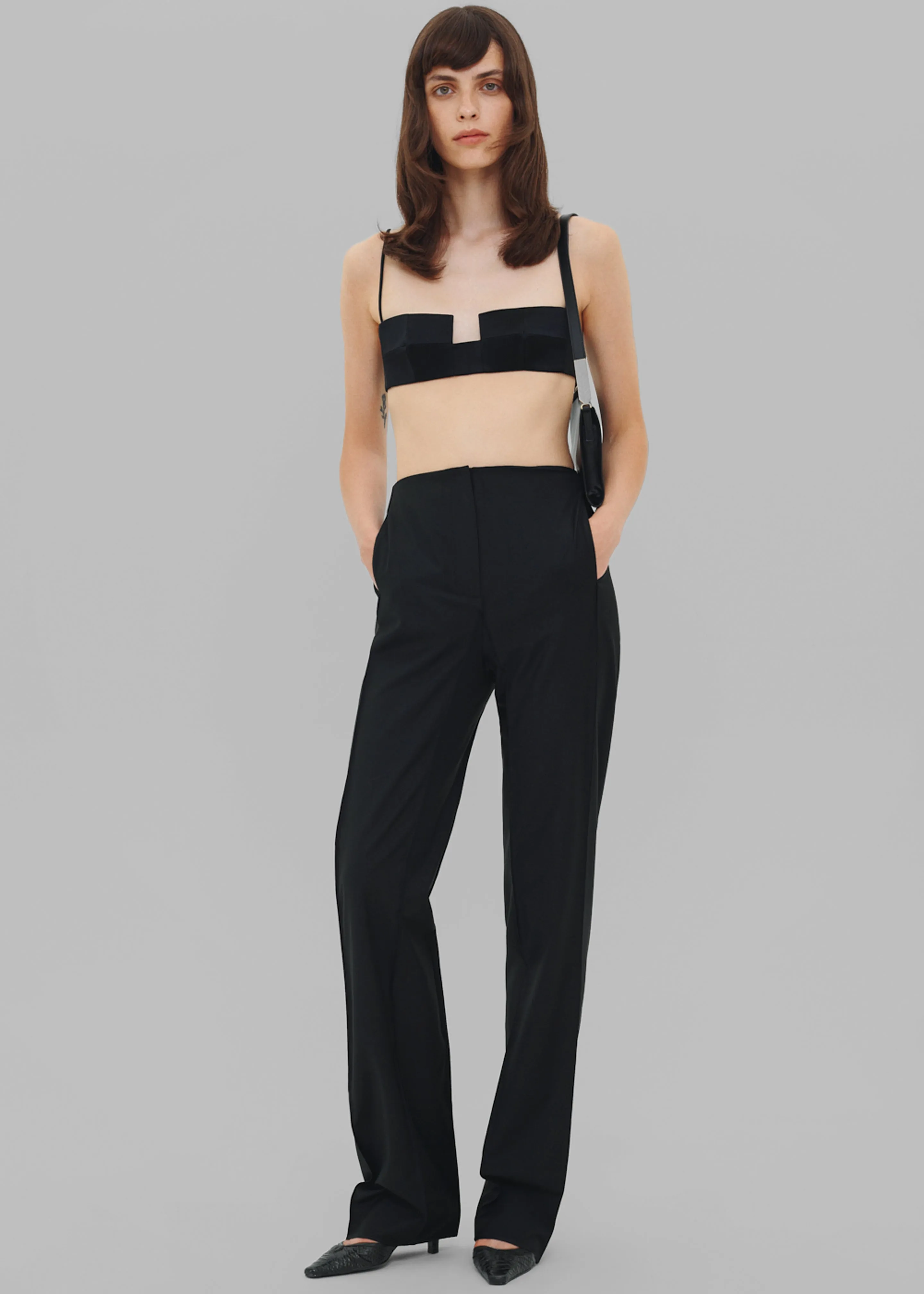 Bevza Square Bra - Black sold by Frankie Shop product image thumbnail 3