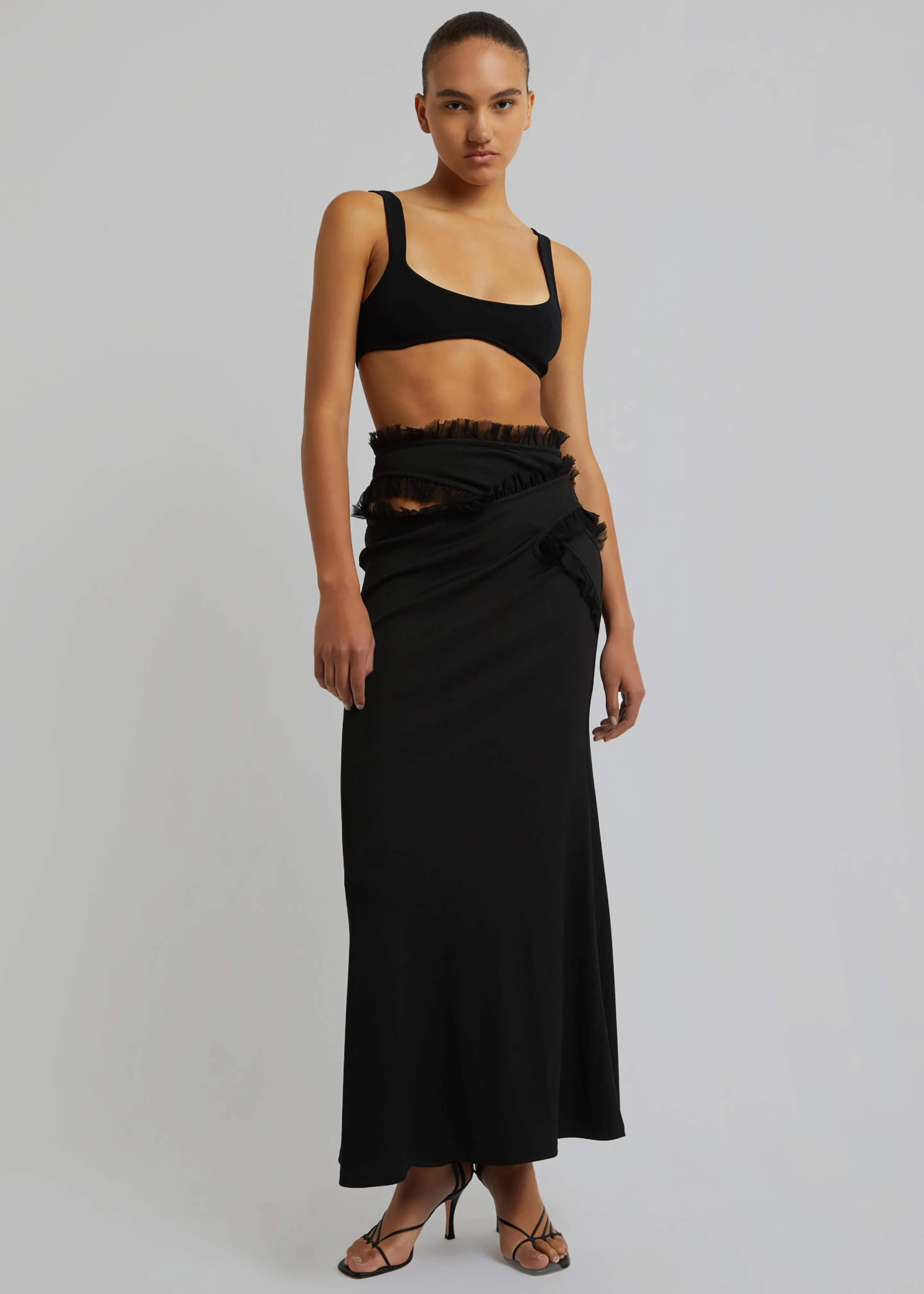 Christopher Esber Minuscule Knit Bra - Black sold by Frankie Shop product image thumbnail 4