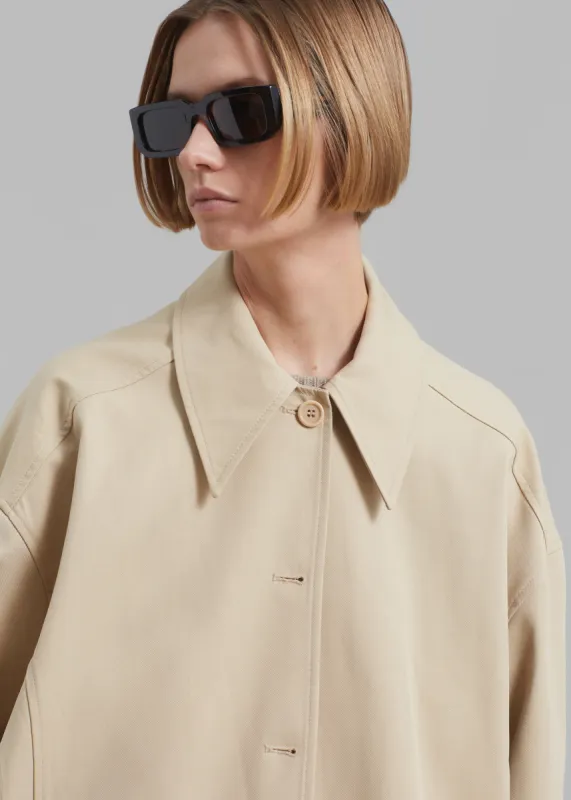 Stevie Peacoat - Beige sold by Frankie Shop