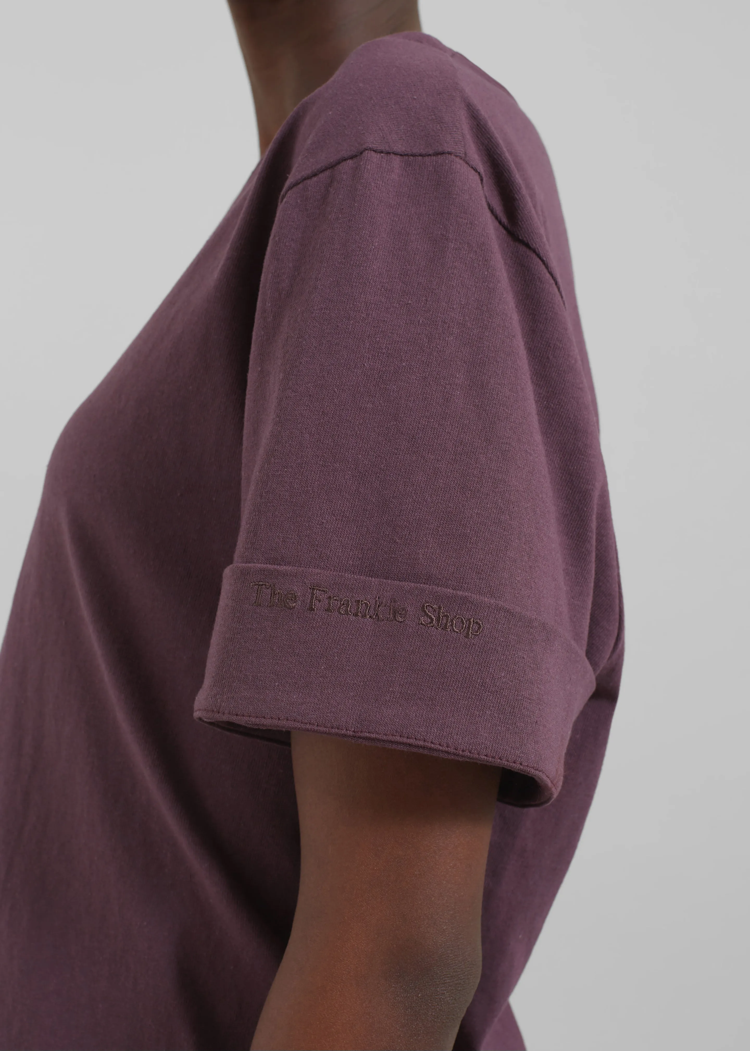 Cece T-Shirt - Burgundy sold by Frankie Shop product image thumbnail 2