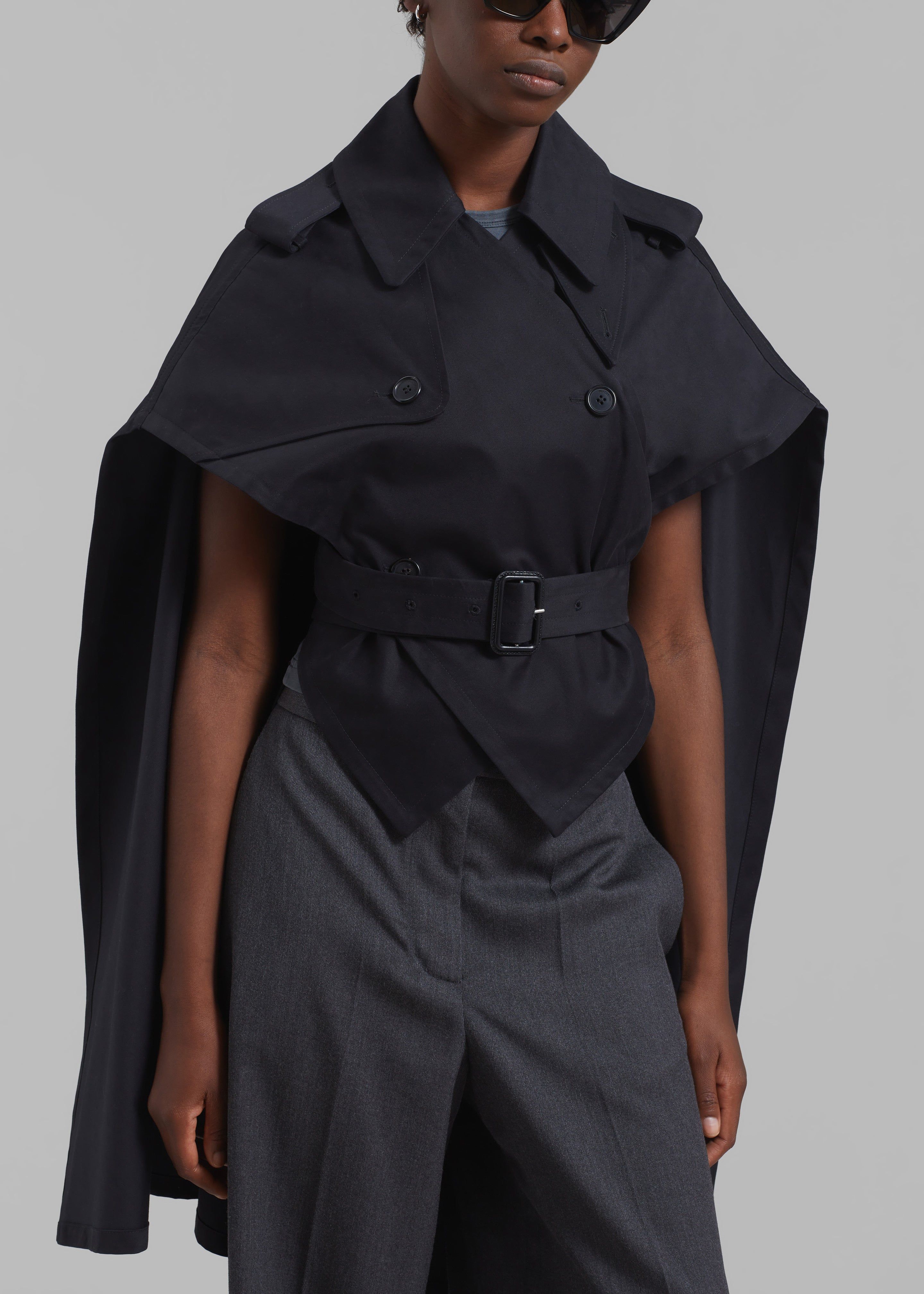 JW Anderson Trench Cape - Black sold by Frankie Shop product image thumbnail 6