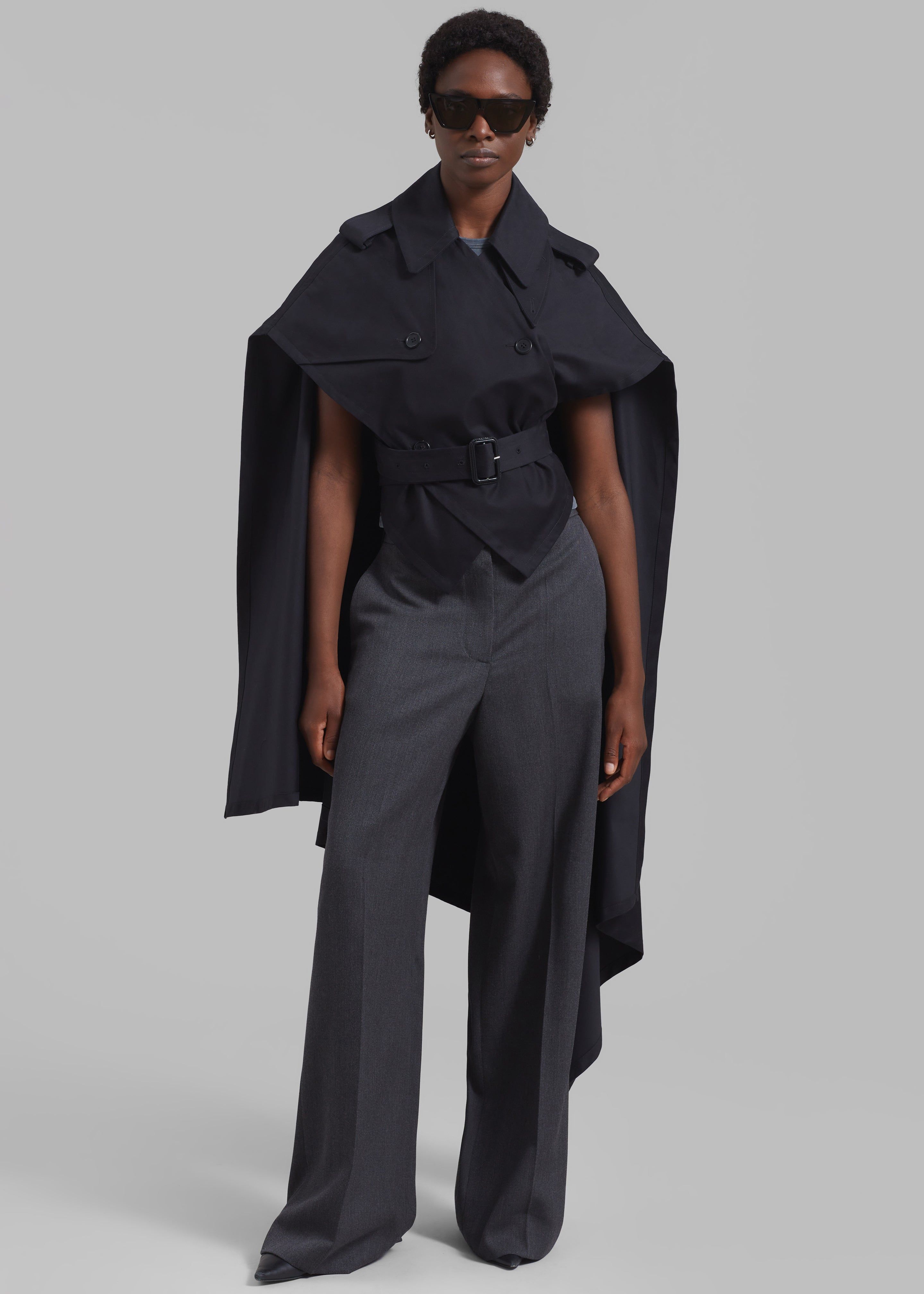 JW Anderson Trench Cape - Black sold by Frankie Shop product image thumbnail 3