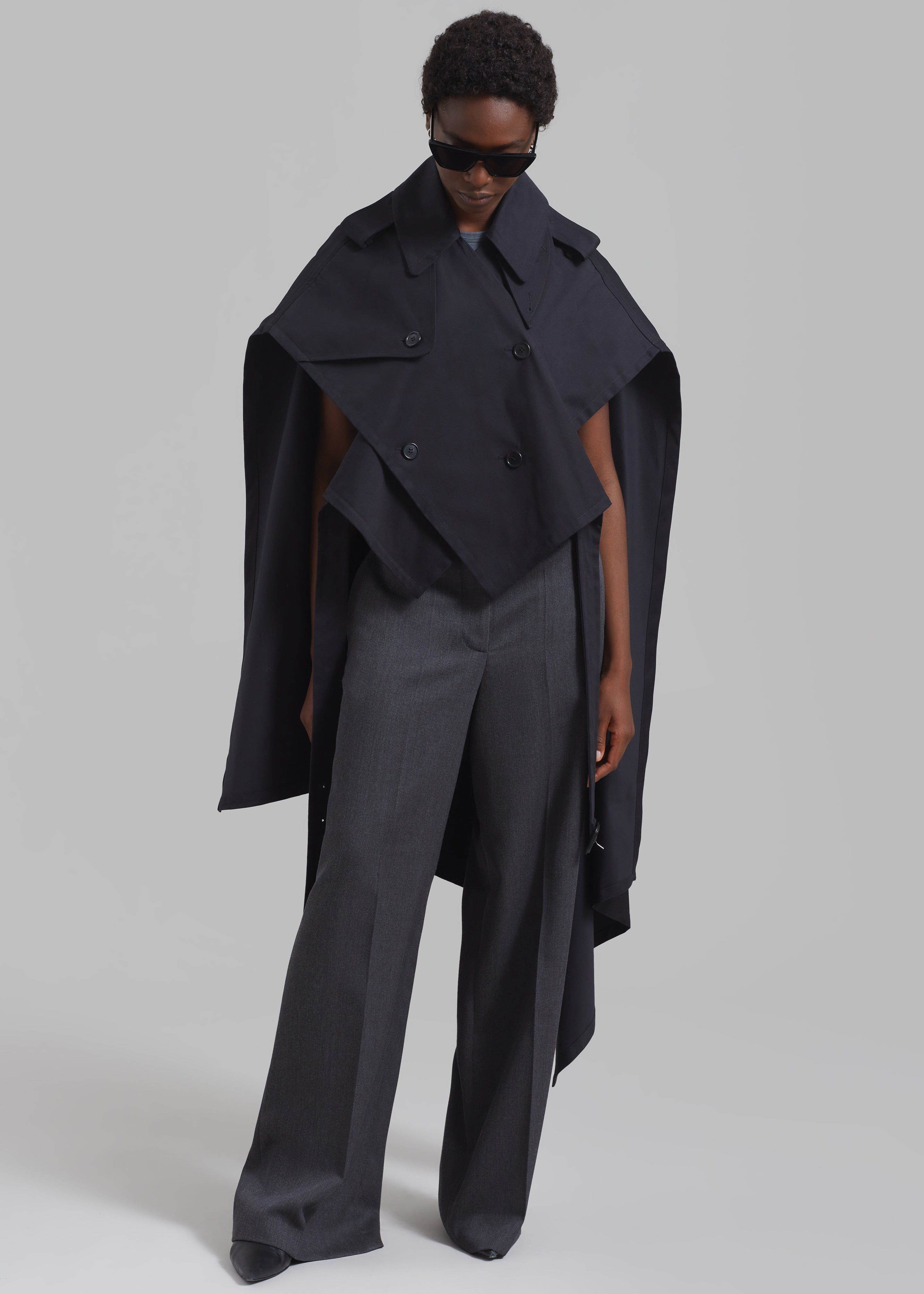 JW Anderson Trench Cape - Black sold by Frankie Shop product image thumbnail 7