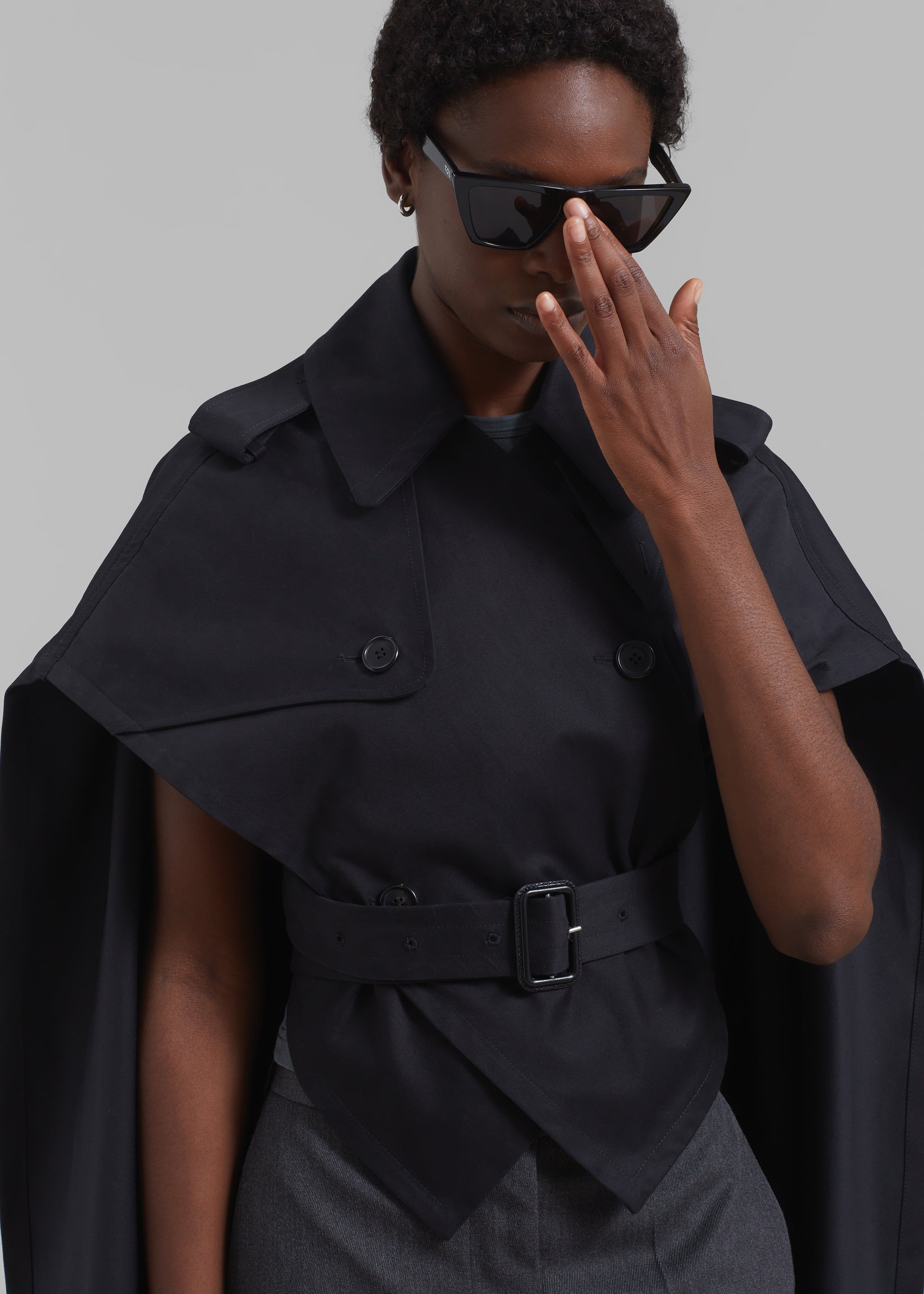 JW Anderson Trench Cape - Black sold by Frankie Shop product image thumbnail 2