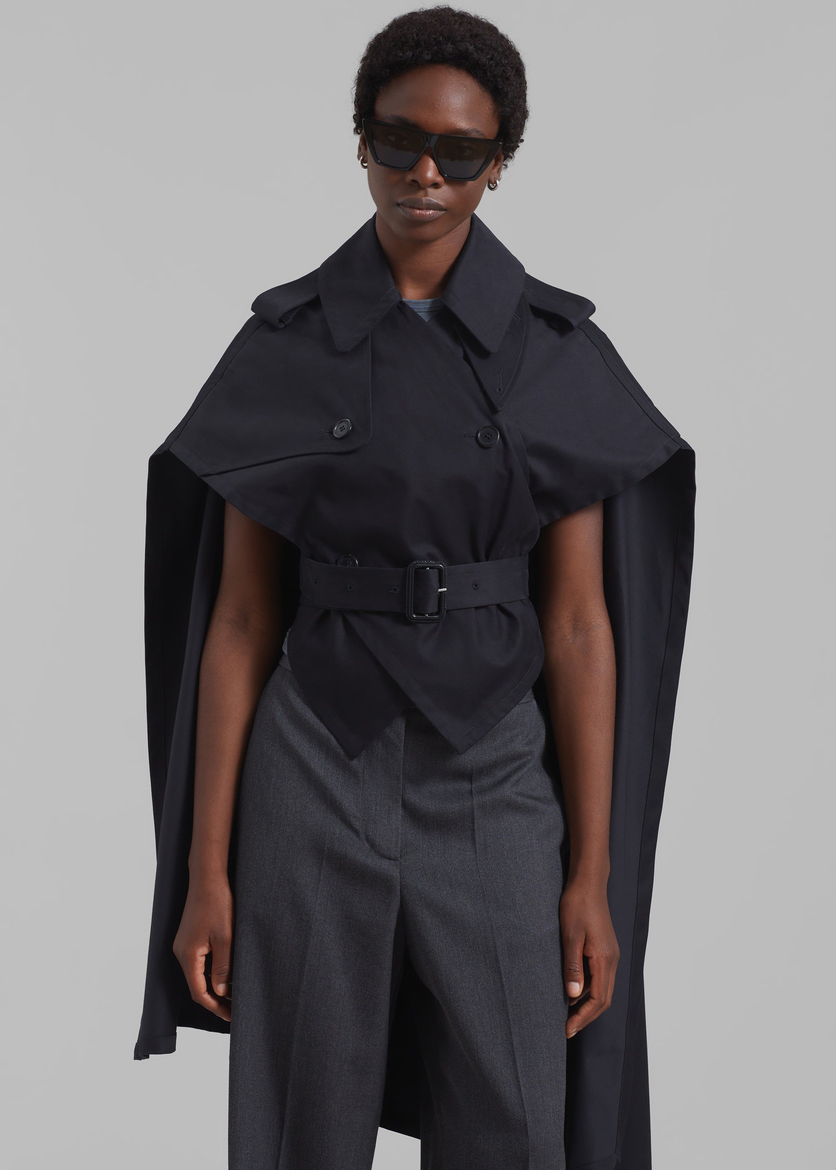 JW Anderson Trench Cape - Black sold by Frankie Shop product image thumbnail 4