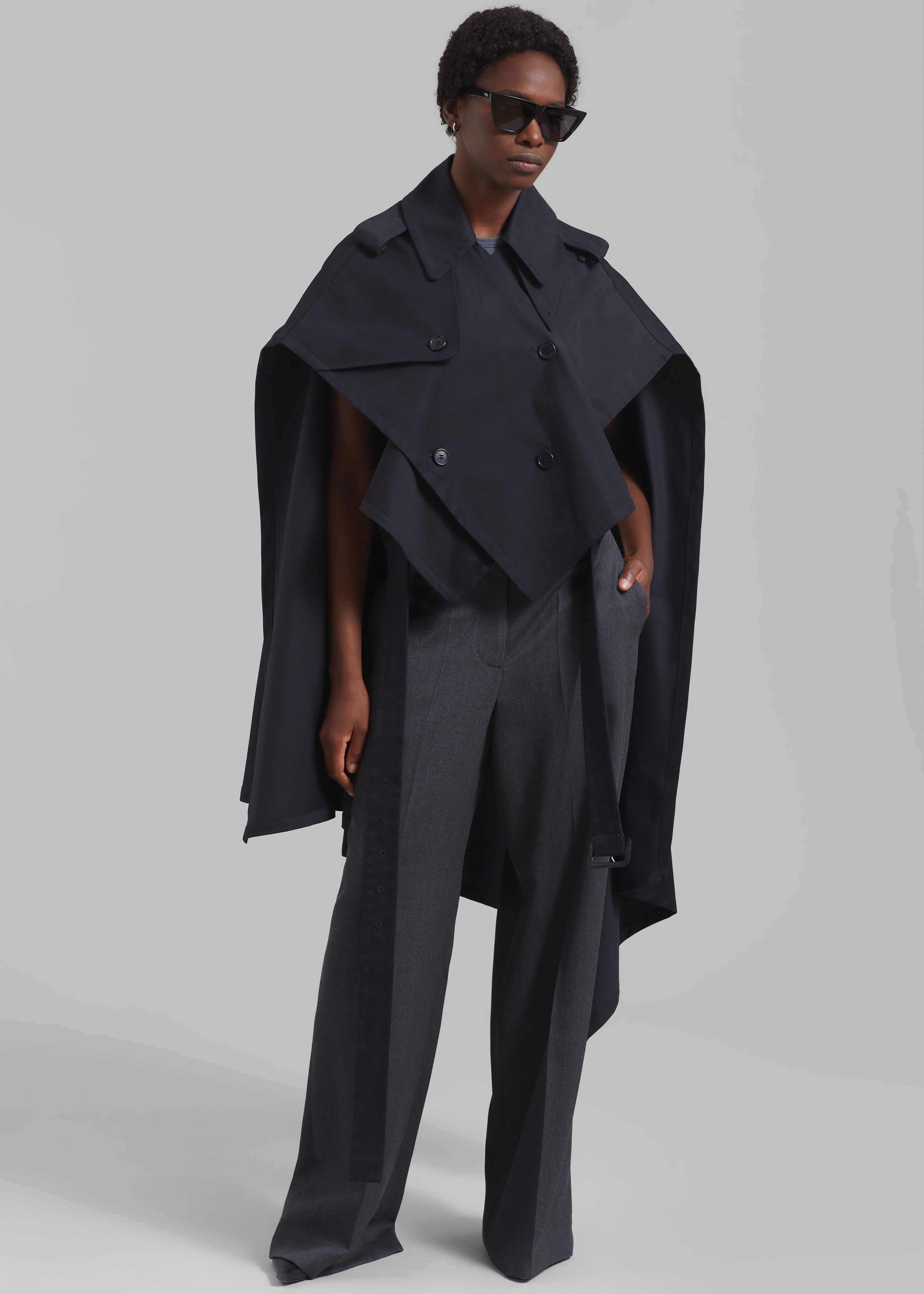 JW Anderson Trench Cape - Black sold by Frankie Shop