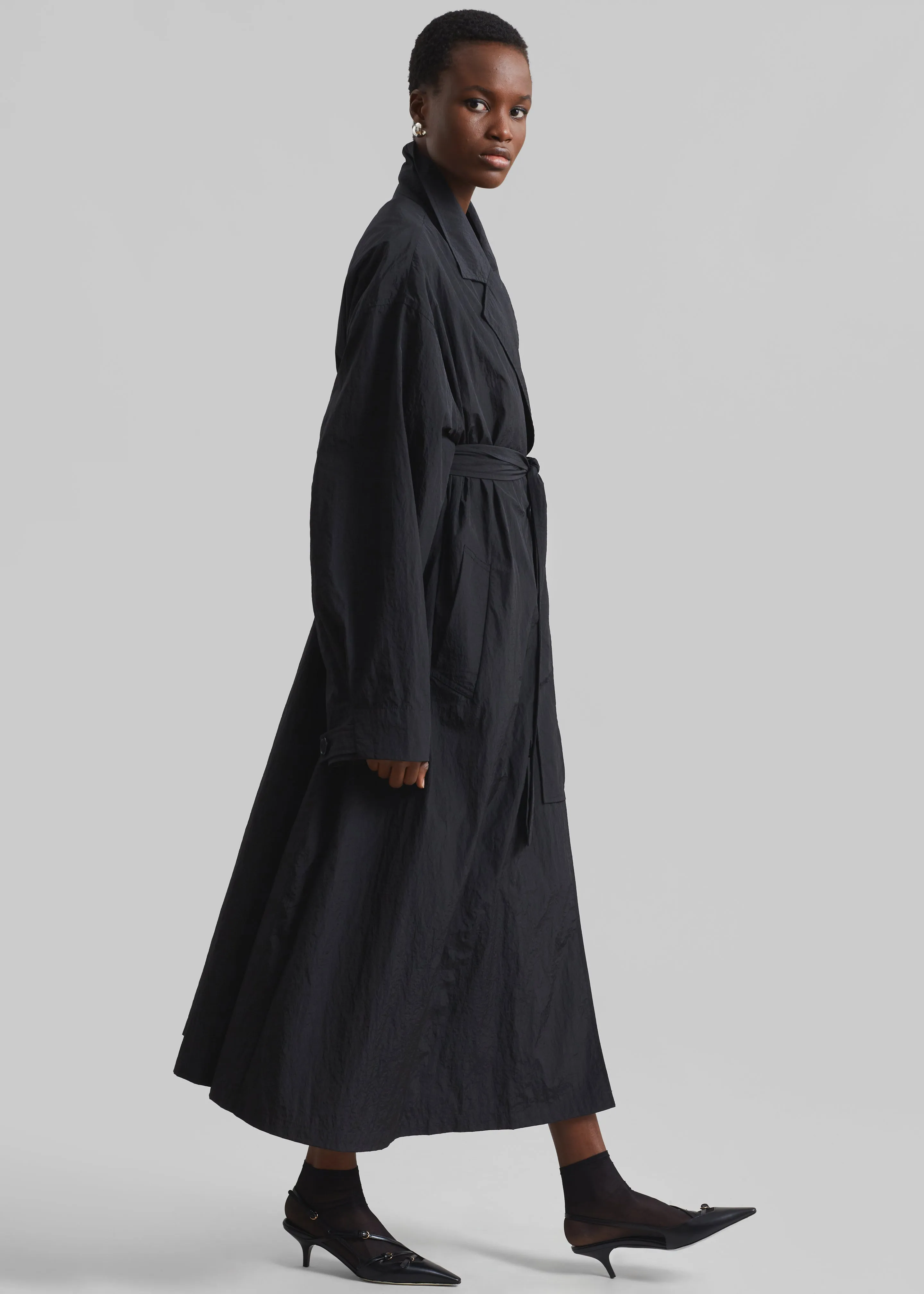 Jude Trench Coat - Black sold by Frankie Shop product image thumbnail 3