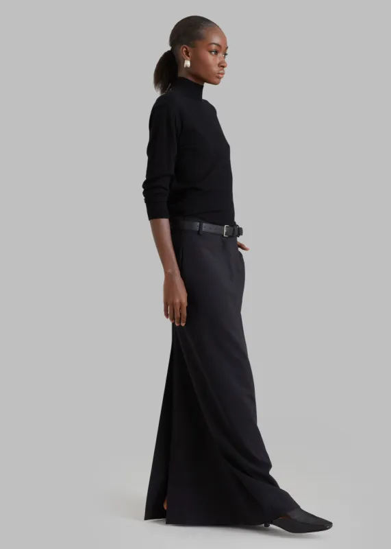 Malvo Long Pencil Skirt - Black made by Frankie Shop