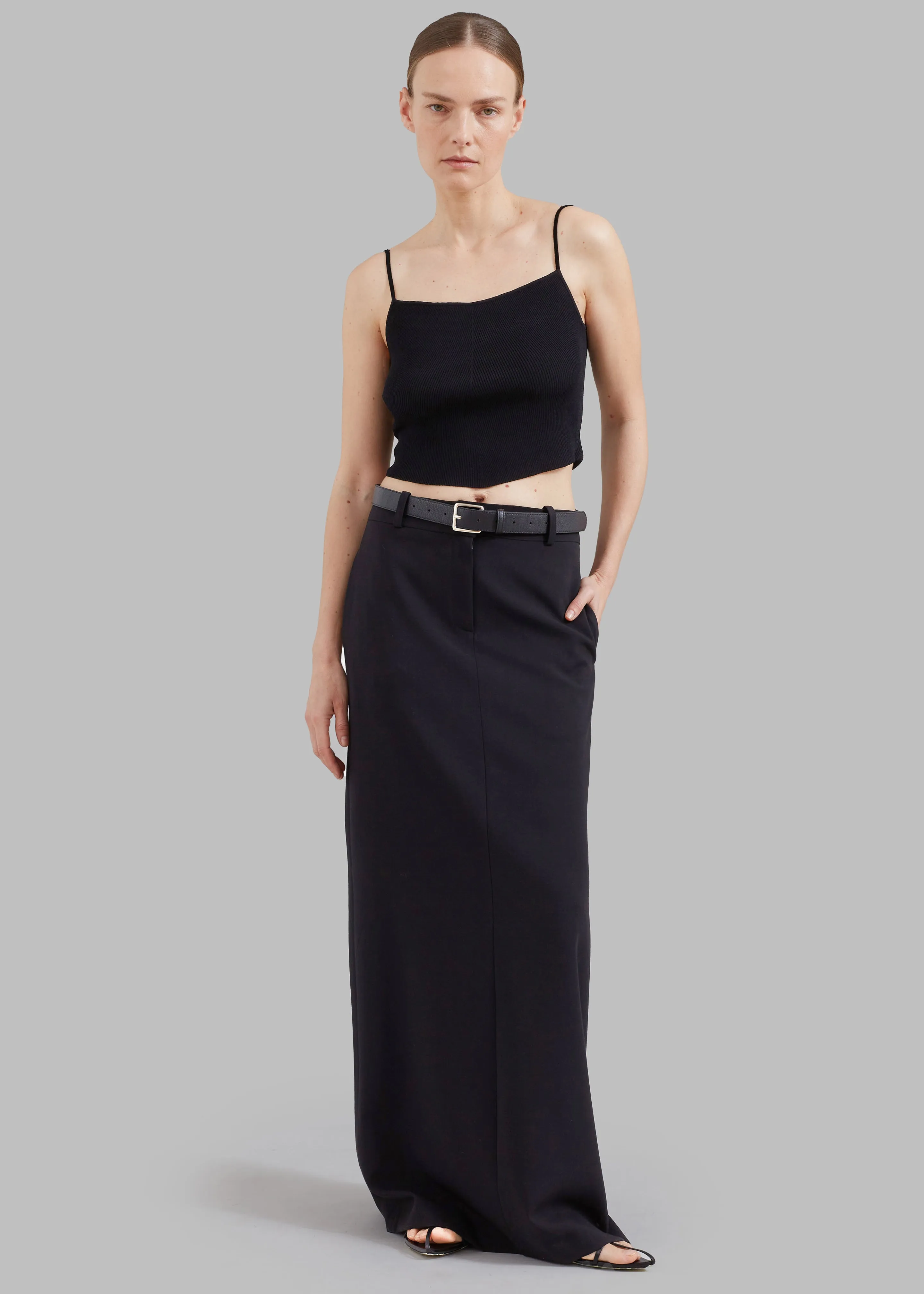 Malvo Long Pencil Skirt - Black sold by Frankie Shop product image thumbnail 5