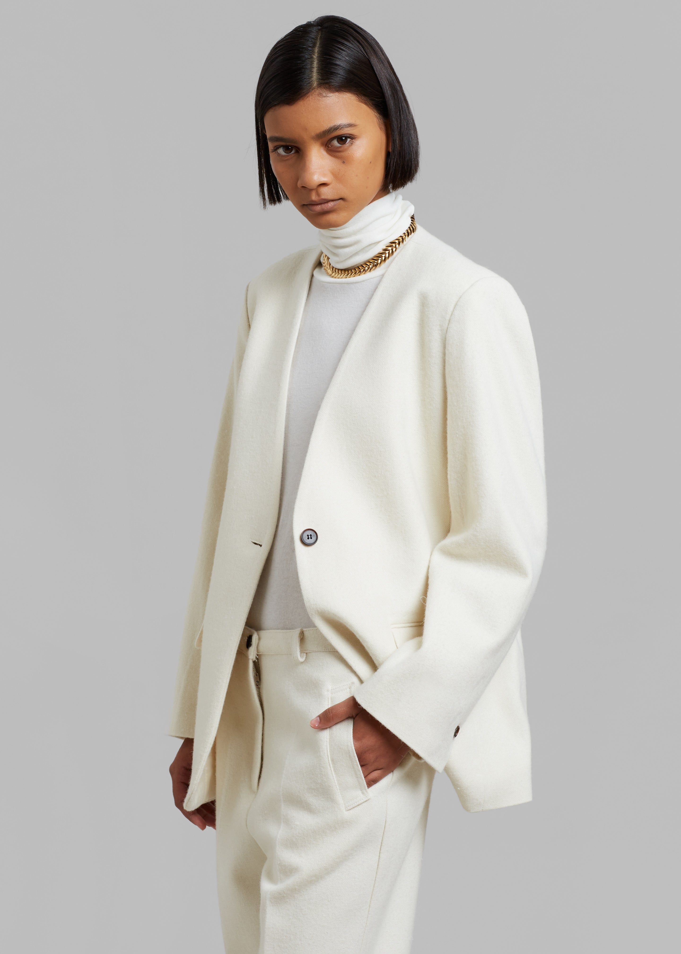 Dira Blazer - Cream sold by Frankie Shop product image thumbnail 4