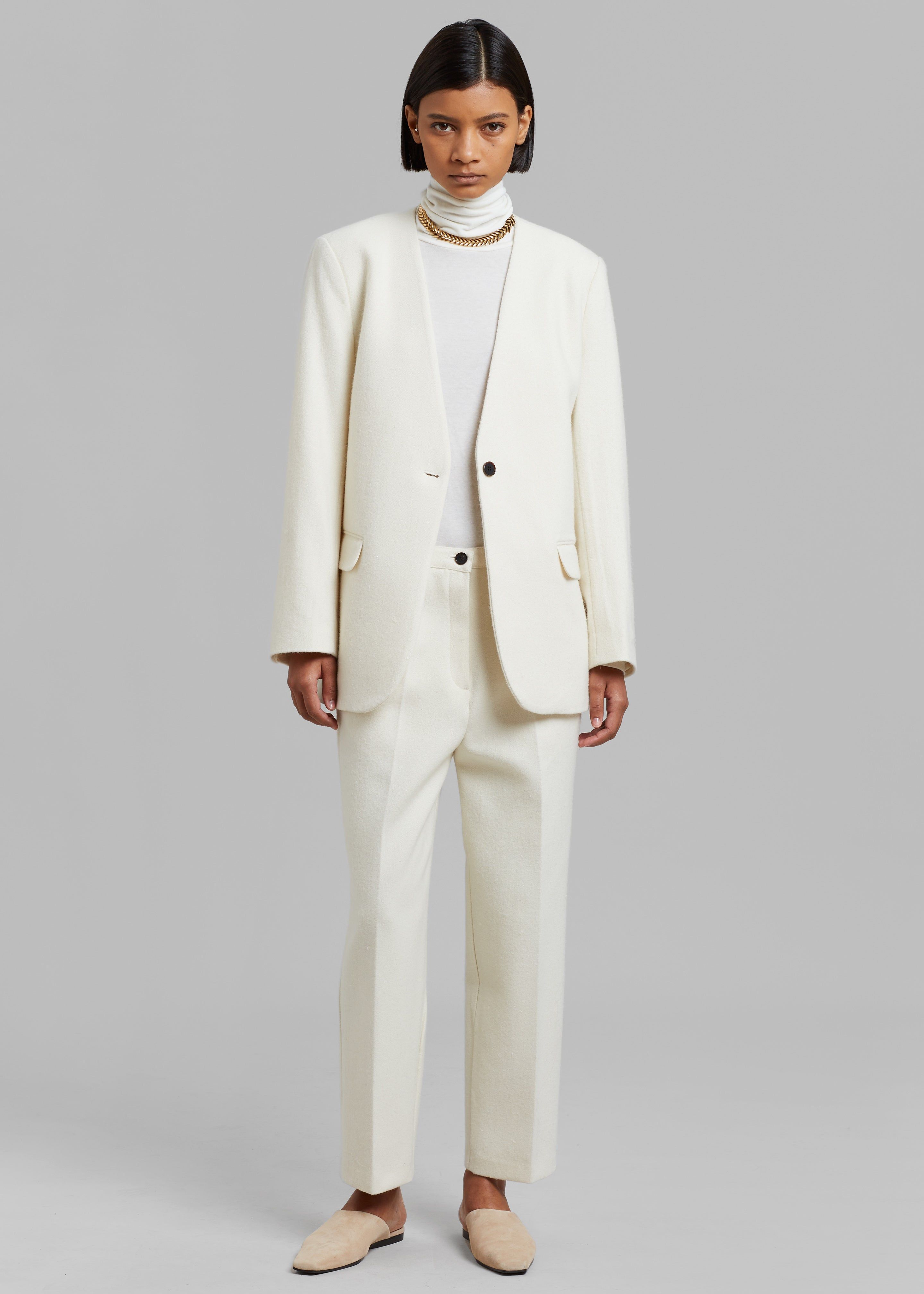 Dira Blazer - Cream sold by Frankie Shop