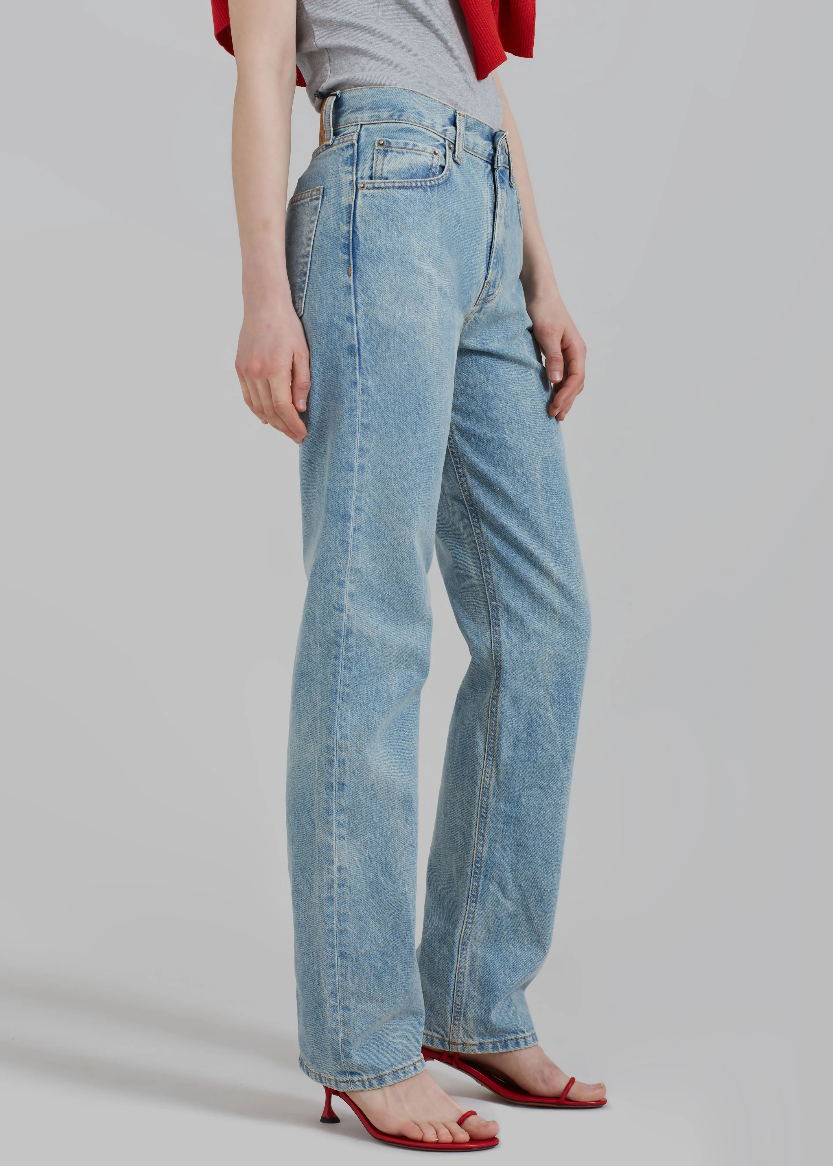 Haikure Cleo Jeans - Bleach Blue sold by Frankie Shop
