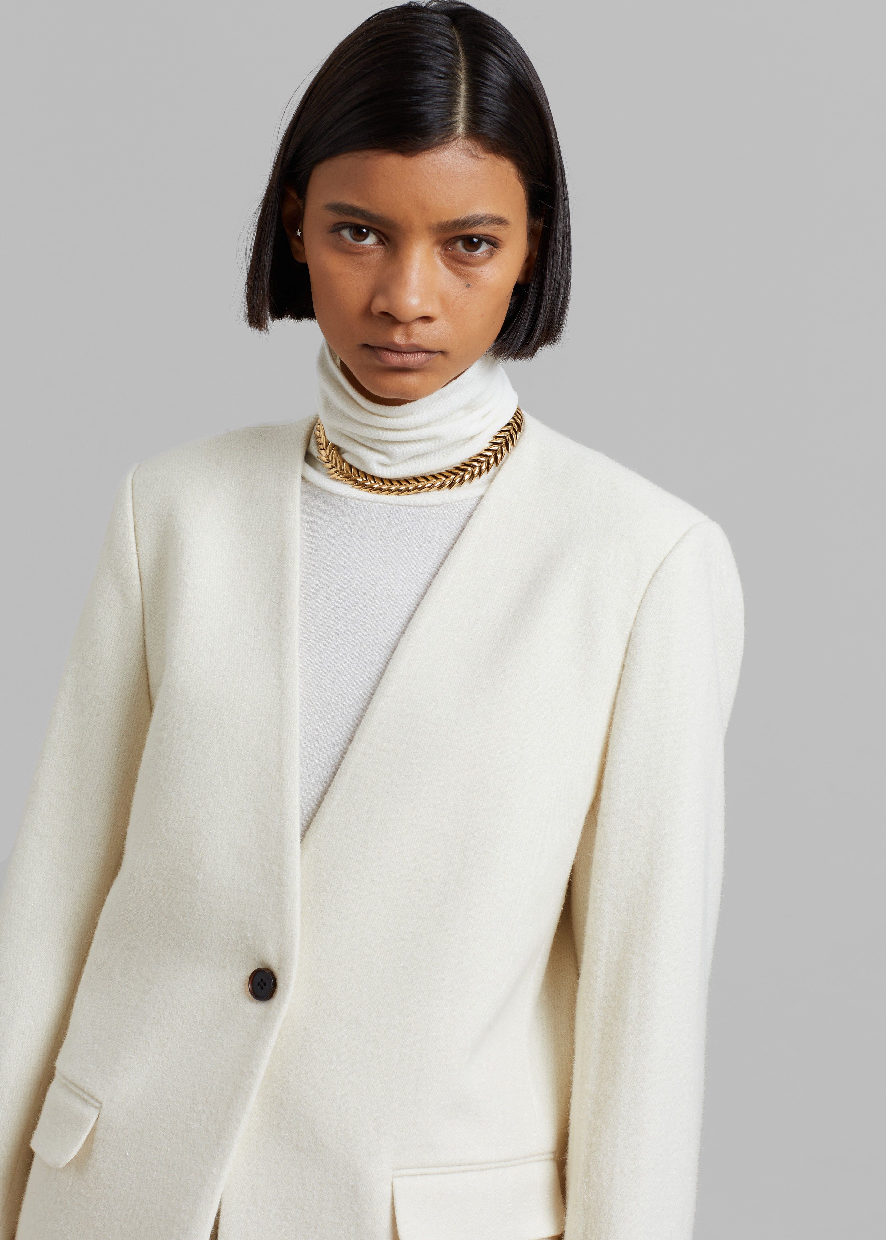 Dira Blazer - Cream sold by Frankie Shop product image thumbnail 5