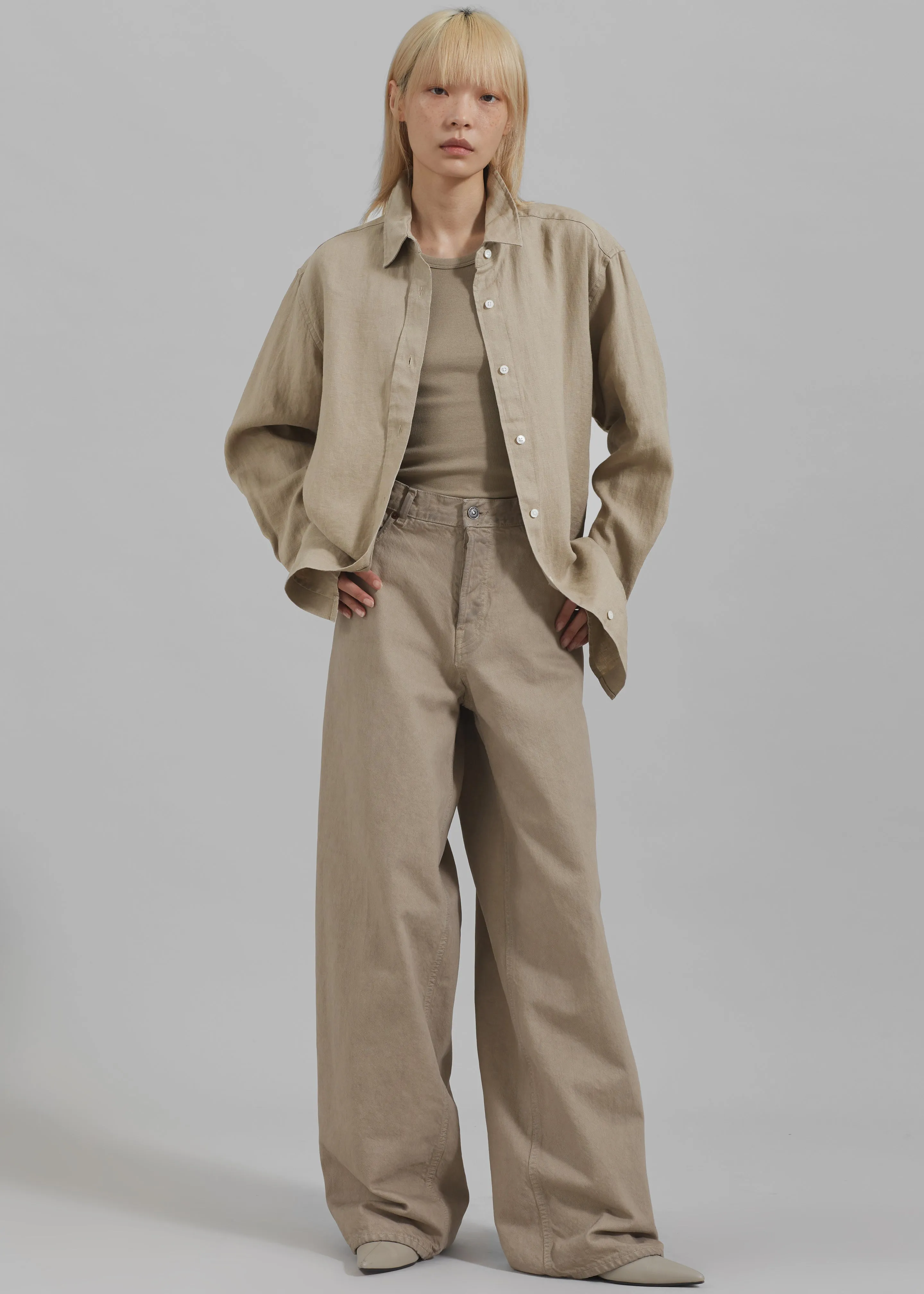 Samsøe Samsøe Salova Shirt - Chinchilla sold by Frankie Shop product image thumbnail 5