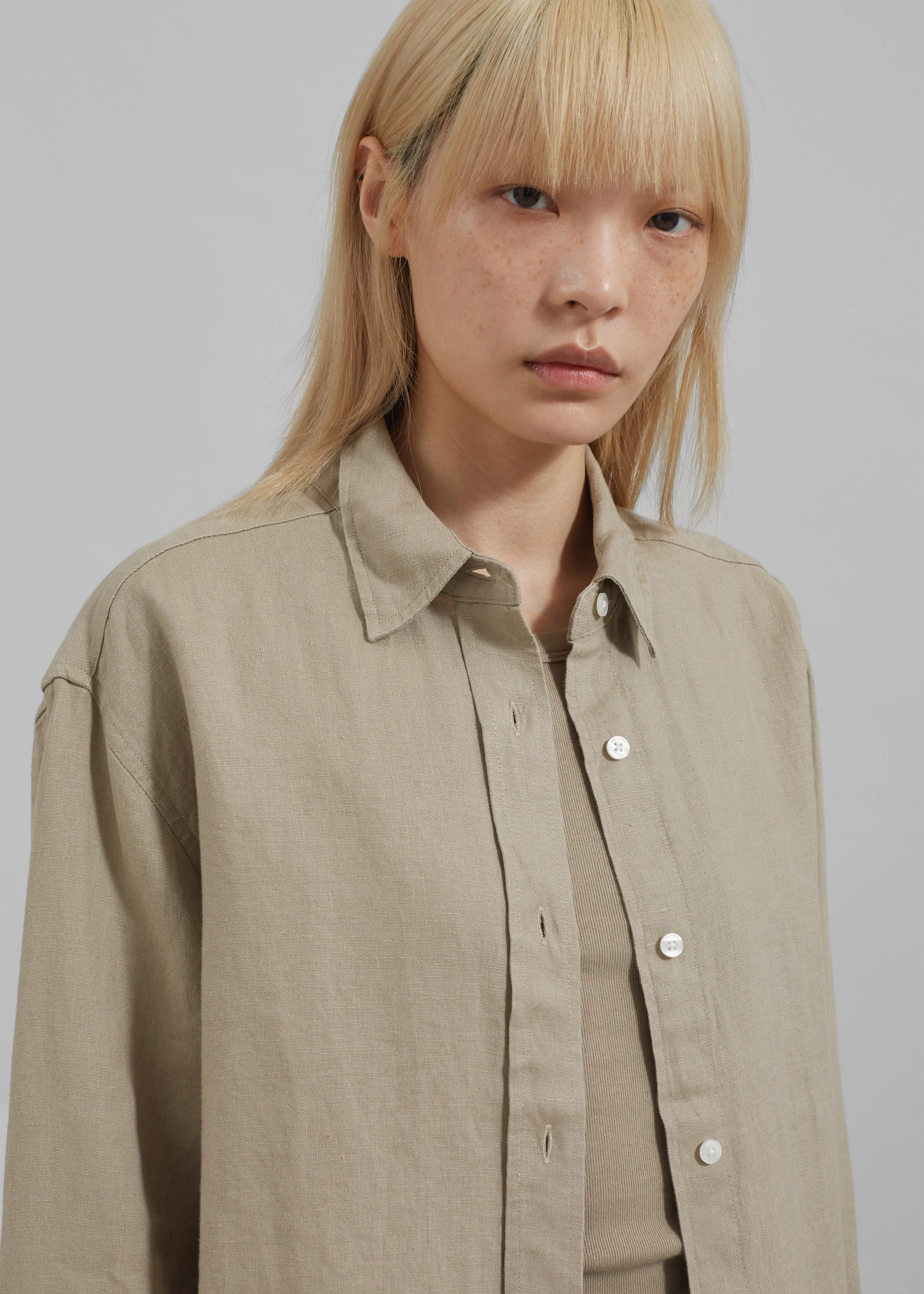 Samsøe Samsøe Salova Shirt - Chinchilla sold by Frankie Shop product image thumbnail 3