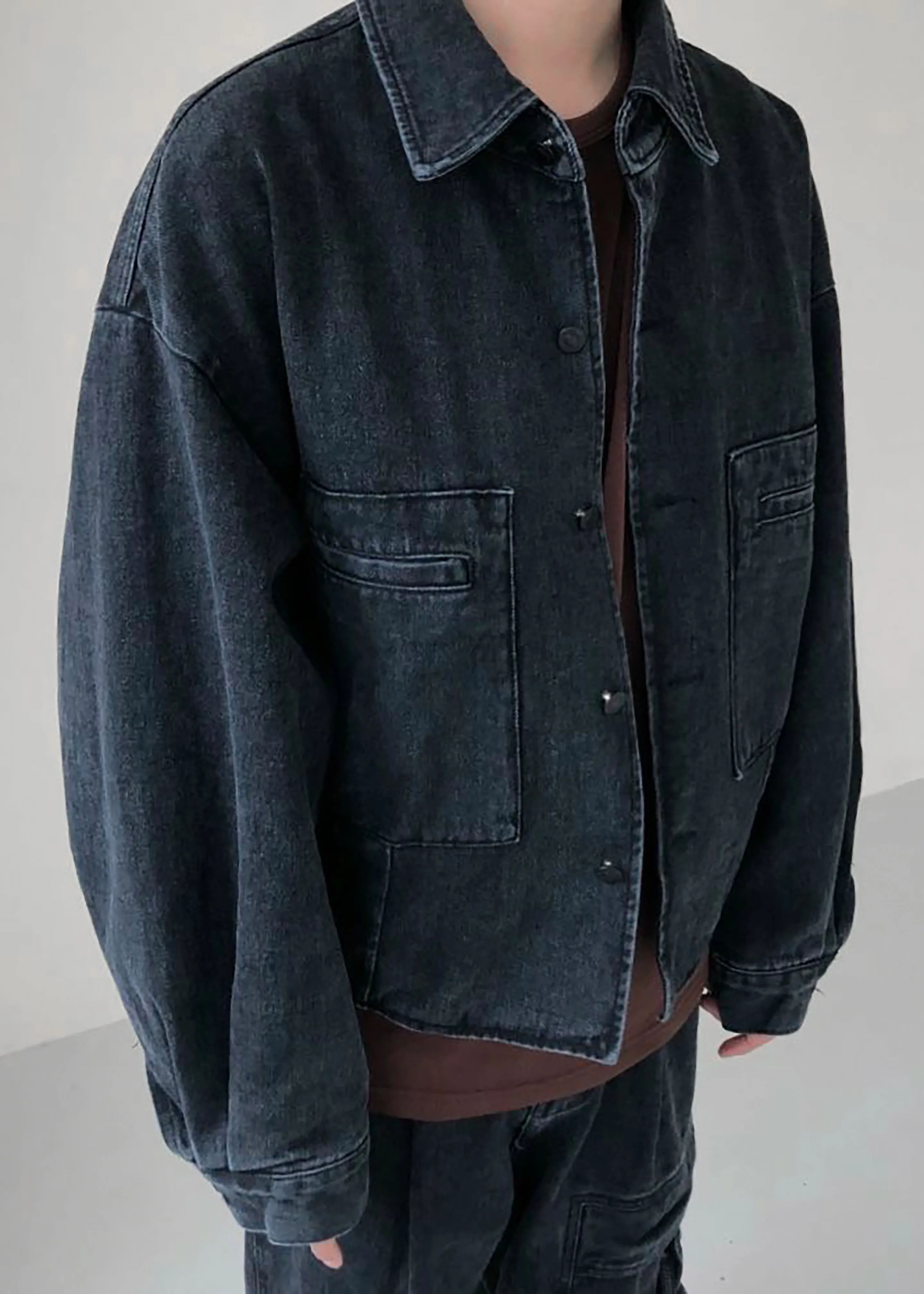 Miller Denim Jacket - Black Wash sold by Frankie Shop product image thumbnail 2