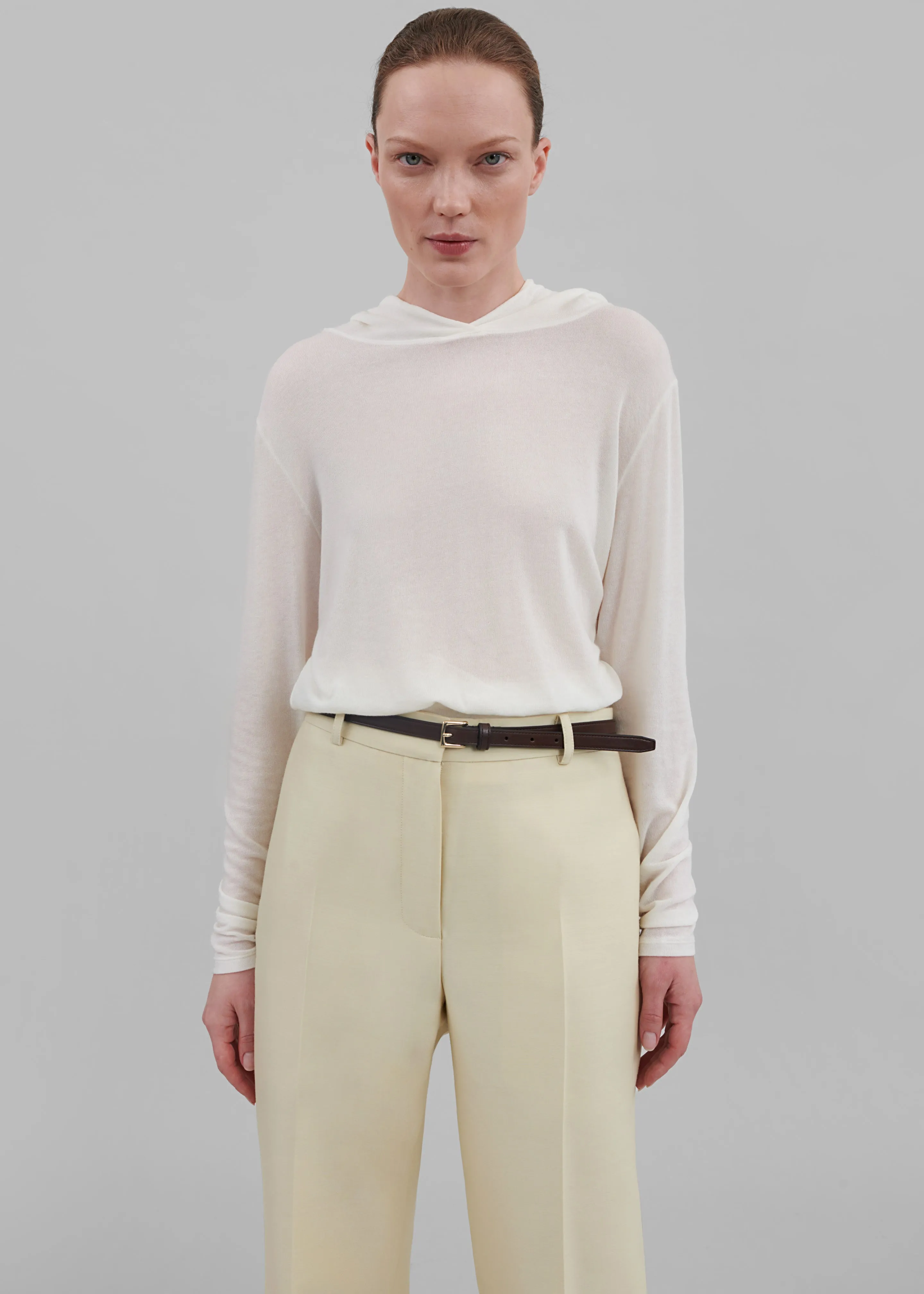 Adira Hoodie - White sold by Frankie Shop product image thumbnail 3