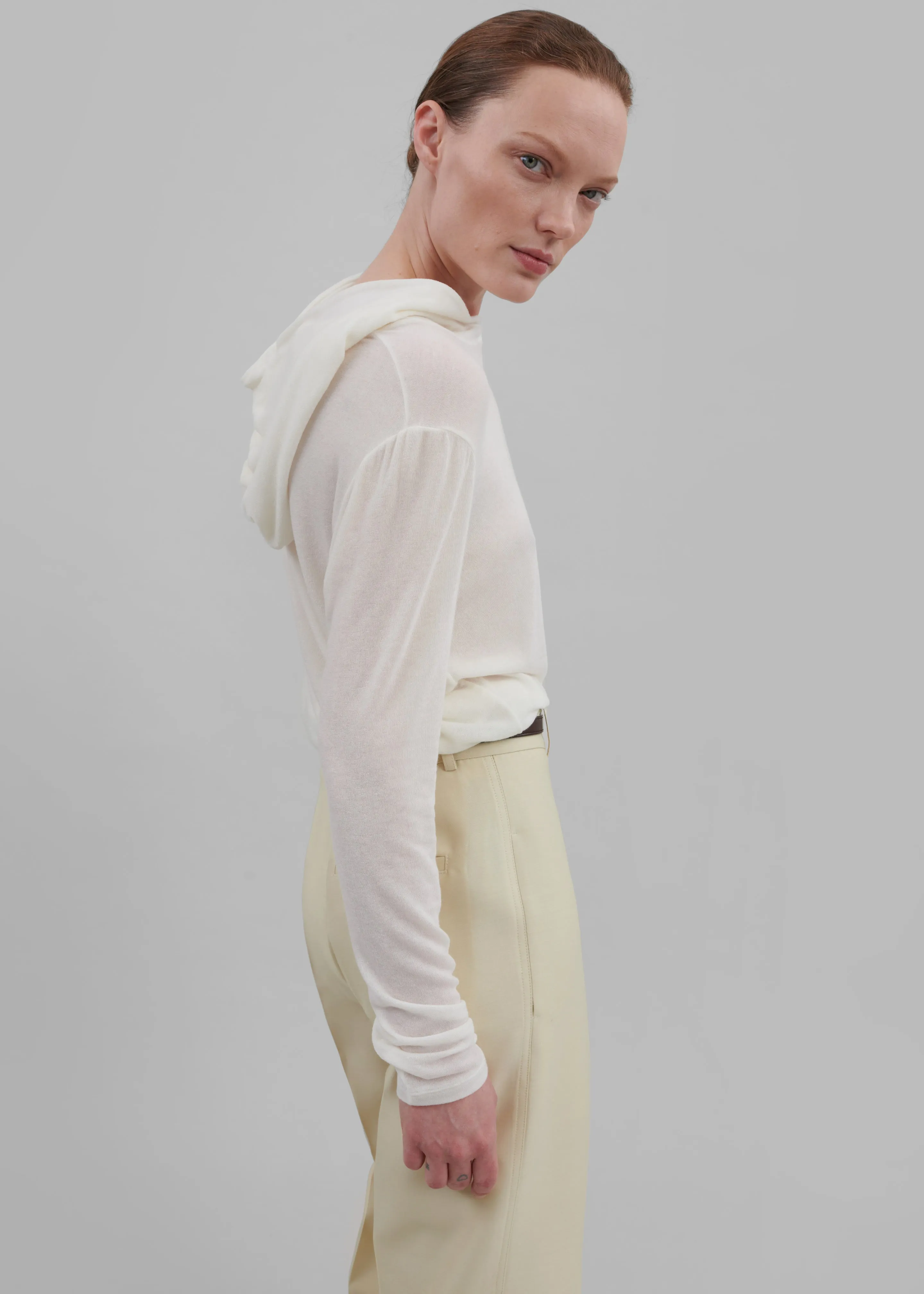Adira Hoodie - White sold by Frankie Shop product image thumbnail 5
