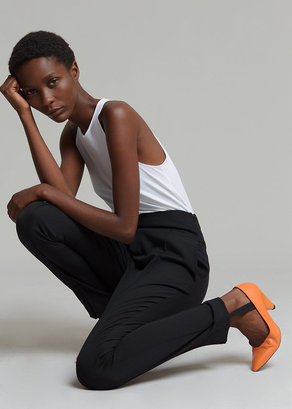 Loulou Studio Pinzon Stirrup Pants - Black sold by Frankie Shop