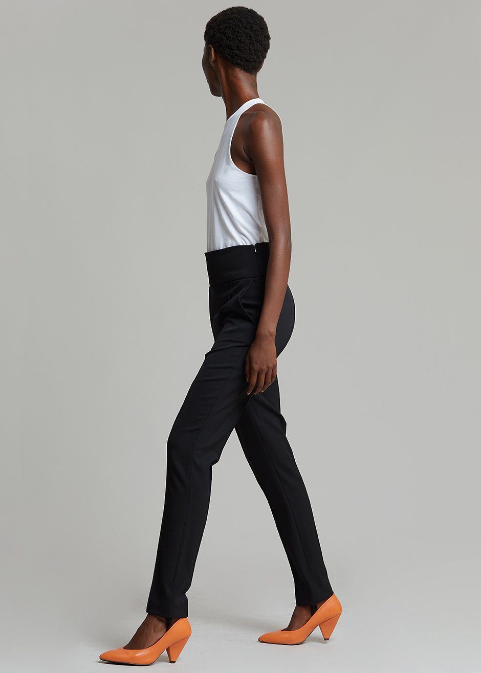 Loulou Studio Pinzon Stirrup Pants - Black sold by Frankie Shop product image thumbnail 2