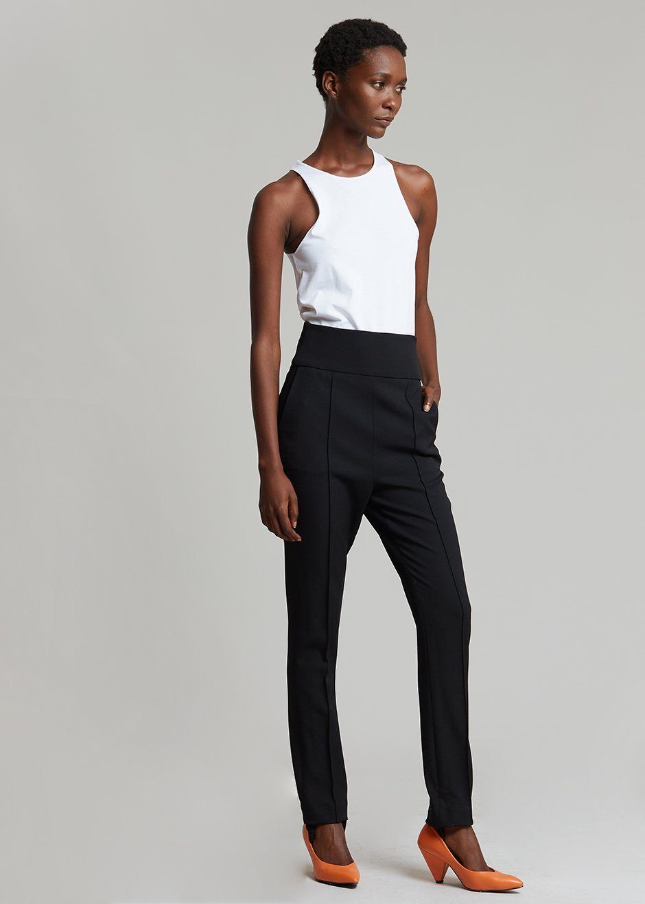 Loulou Studio Pinzon Stirrup Pants - Black sold by Frankie Shop product image thumbnail 5