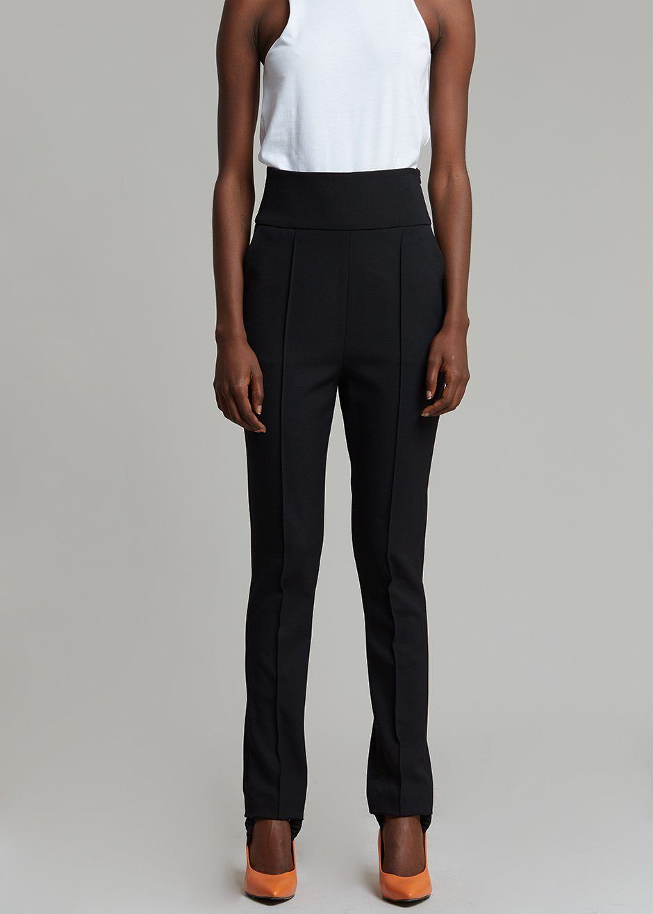 Loulou Studio Pinzon Stirrup Pants - Black sold by Frankie Shop product image thumbnail 3