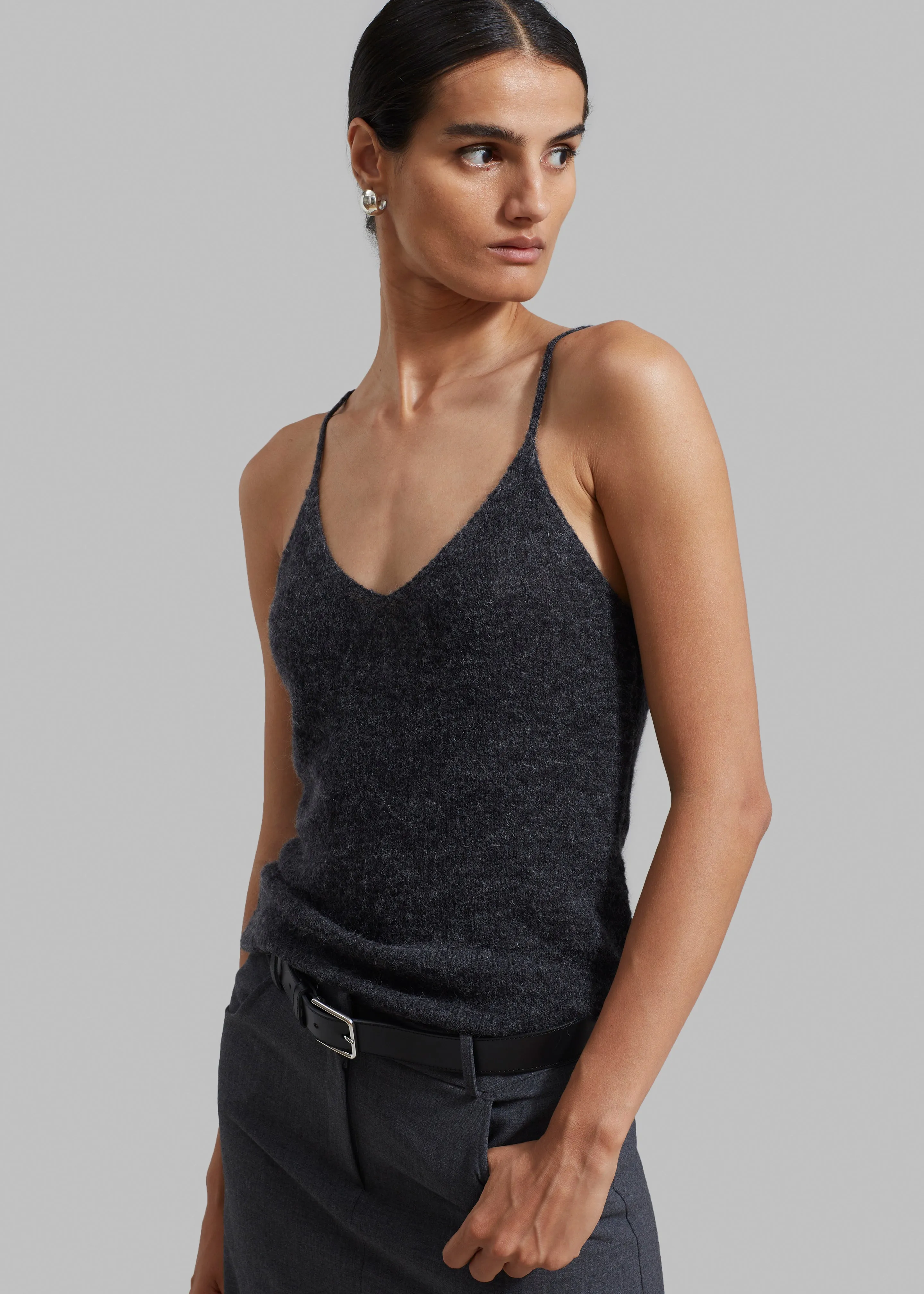 The Garment Verbier Tank Top - Grey Melange sold by Frankie Shop product image thumbnail 3