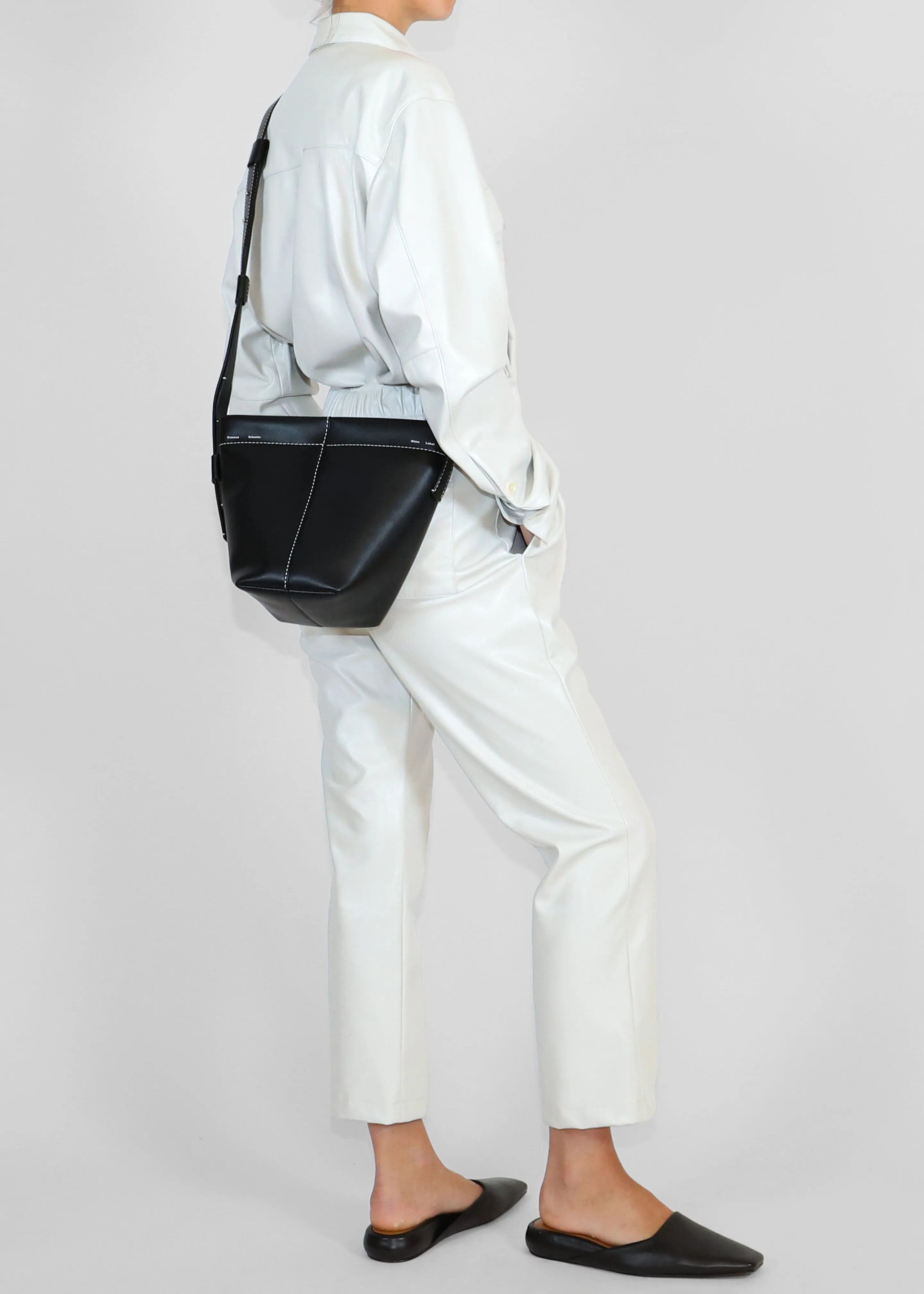 Proenza Schouler White Label Barrow Bucket Bag - Black sold by Frankie Shop product image thumbnail 5