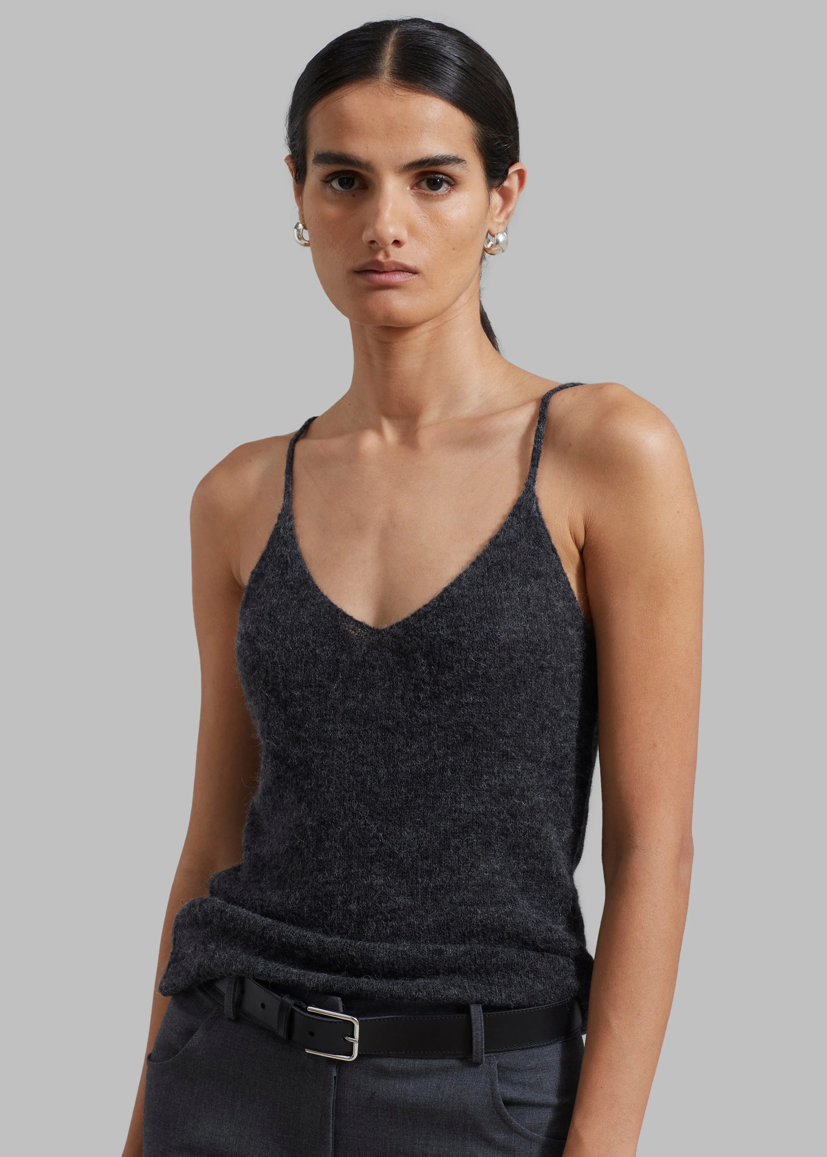 The Garment Verbier Tank Top - Grey Melange sold by Frankie Shop product image thumbnail 4