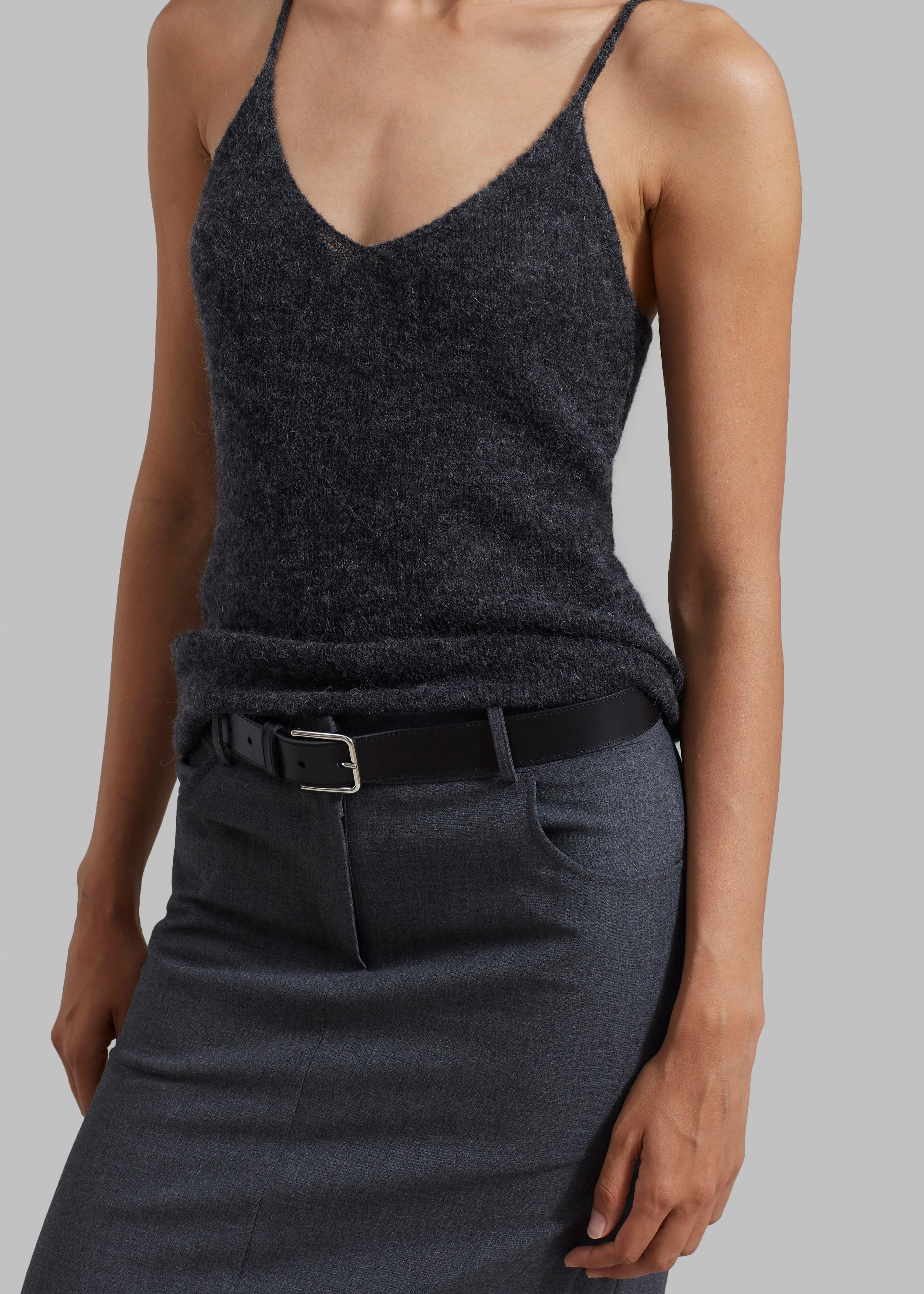 The Garment Verbier Tank Top - Grey Melange sold by Frankie Shop product image thumbnail 2