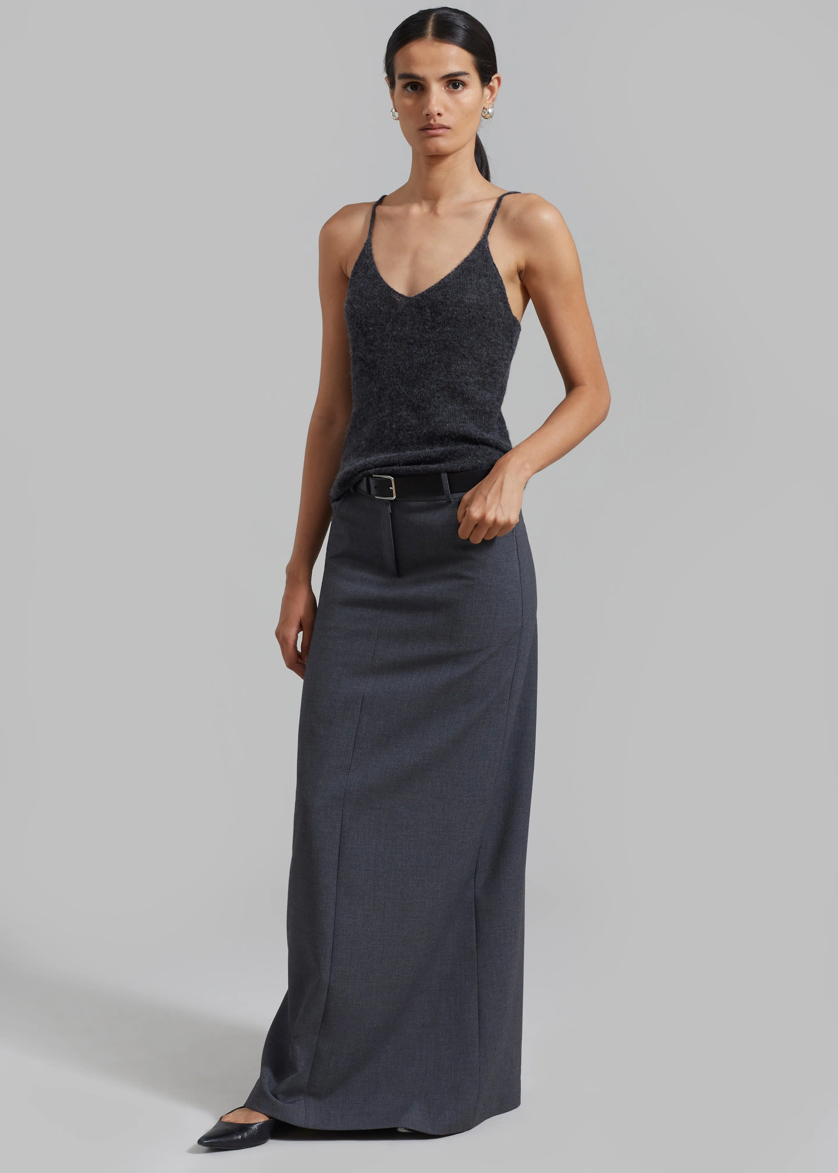 The Garment Verbier Tank Top - Grey Melange sold by Frankie Shop product image thumbnail 5