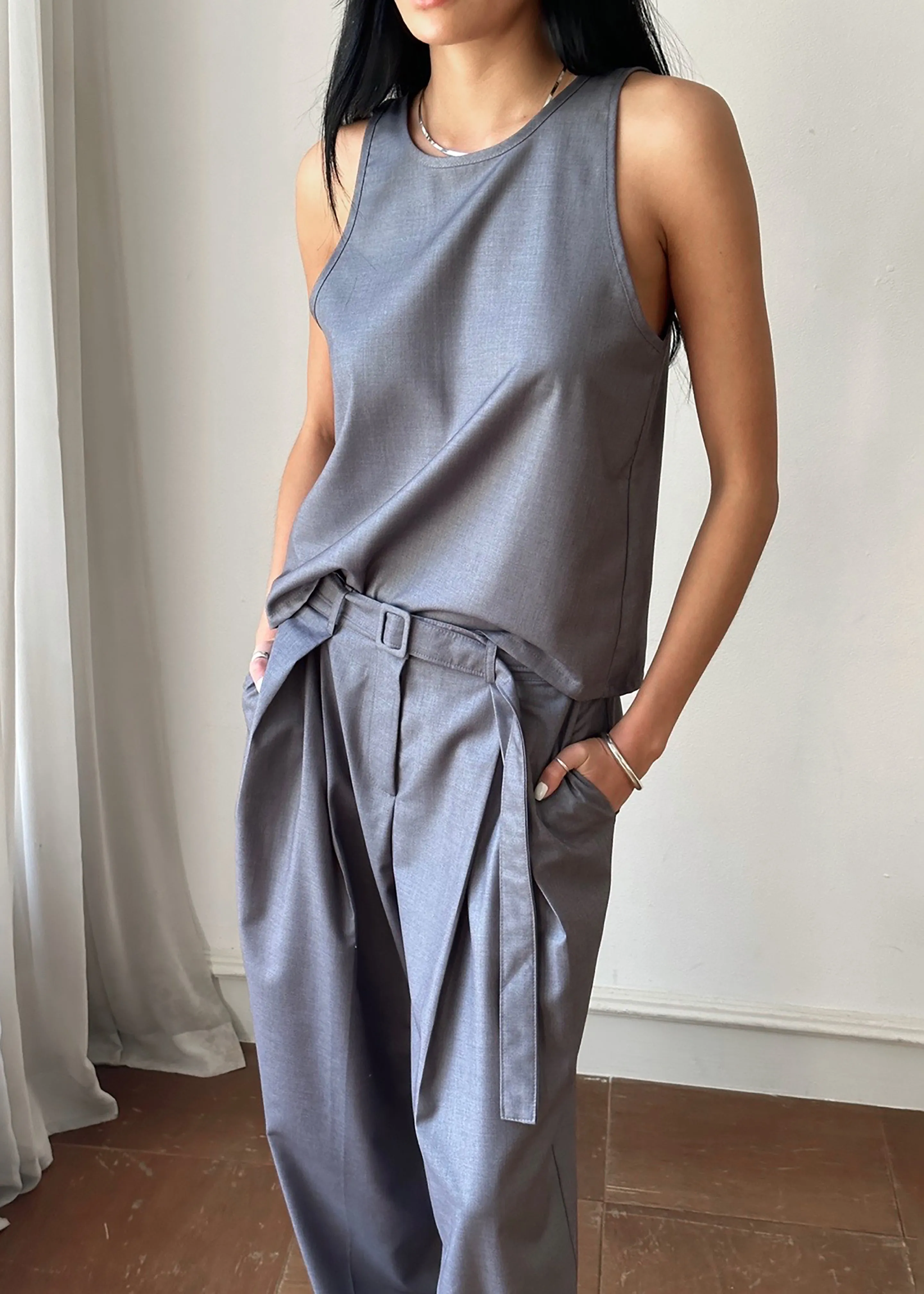 Clay Sleeveless Top - Grey sold by Frankie Shop product image thumbnail 4