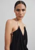 Christopher Esber Petra Knit Necklace Tank - Black sold by Frankie Shop