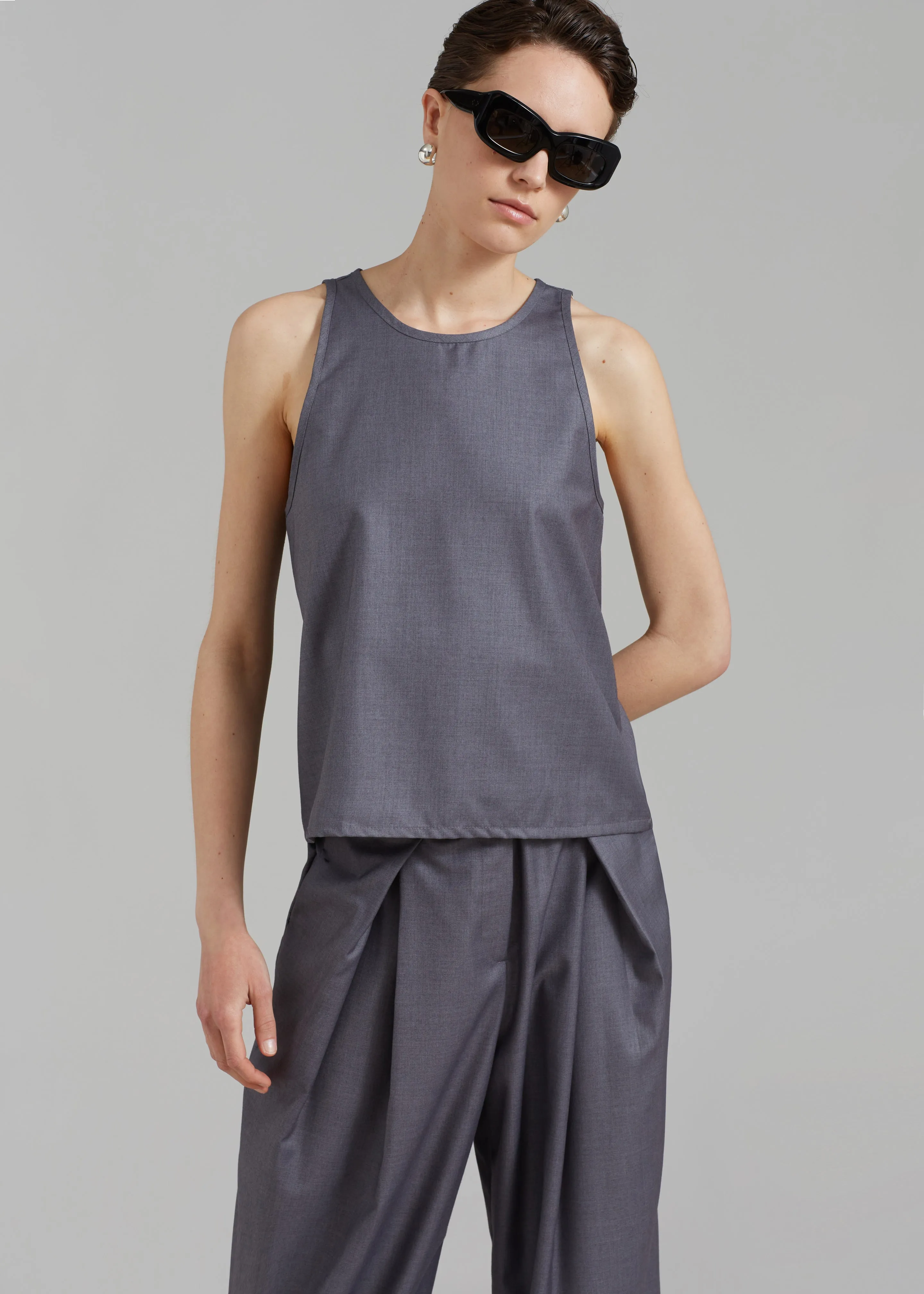 Clay Sleeveless Top - Grey sold by Frankie Shop product image thumbnail 2