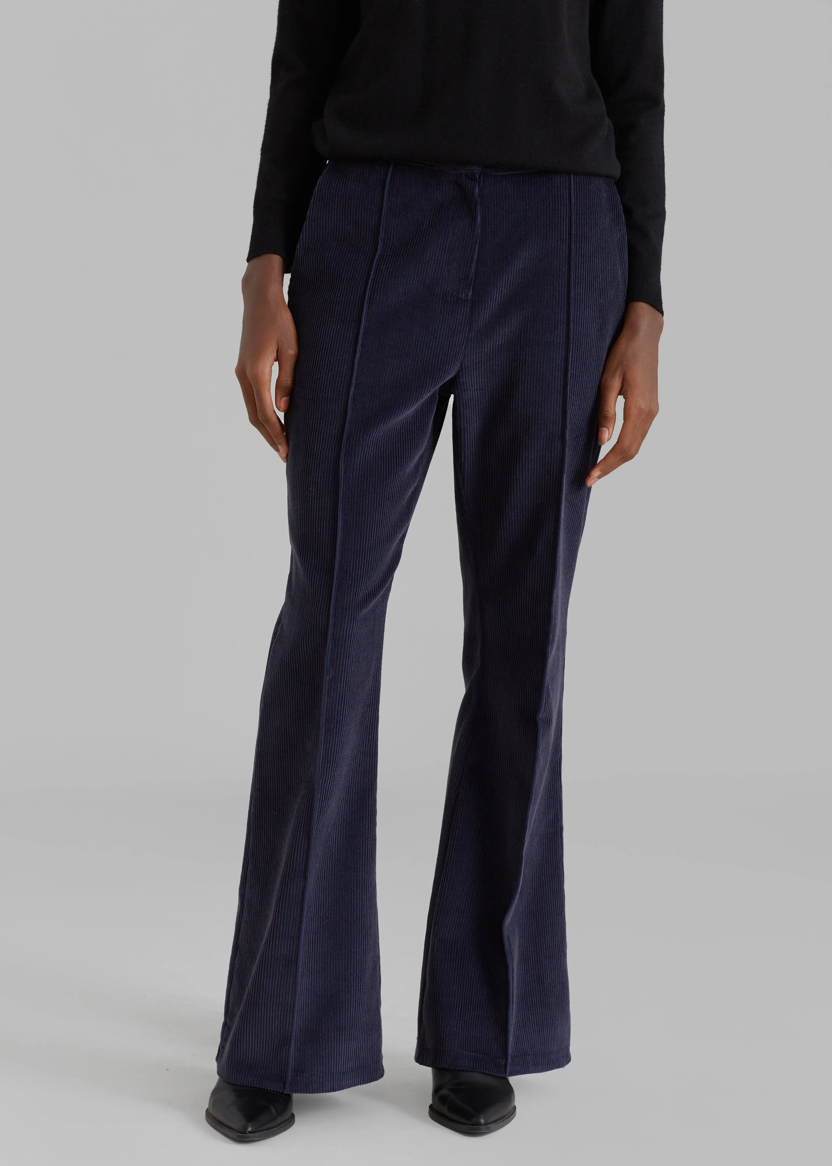 Lydian Corduroy Flare Pants - Navy sold by Frankie Shop product image thumbnail 5