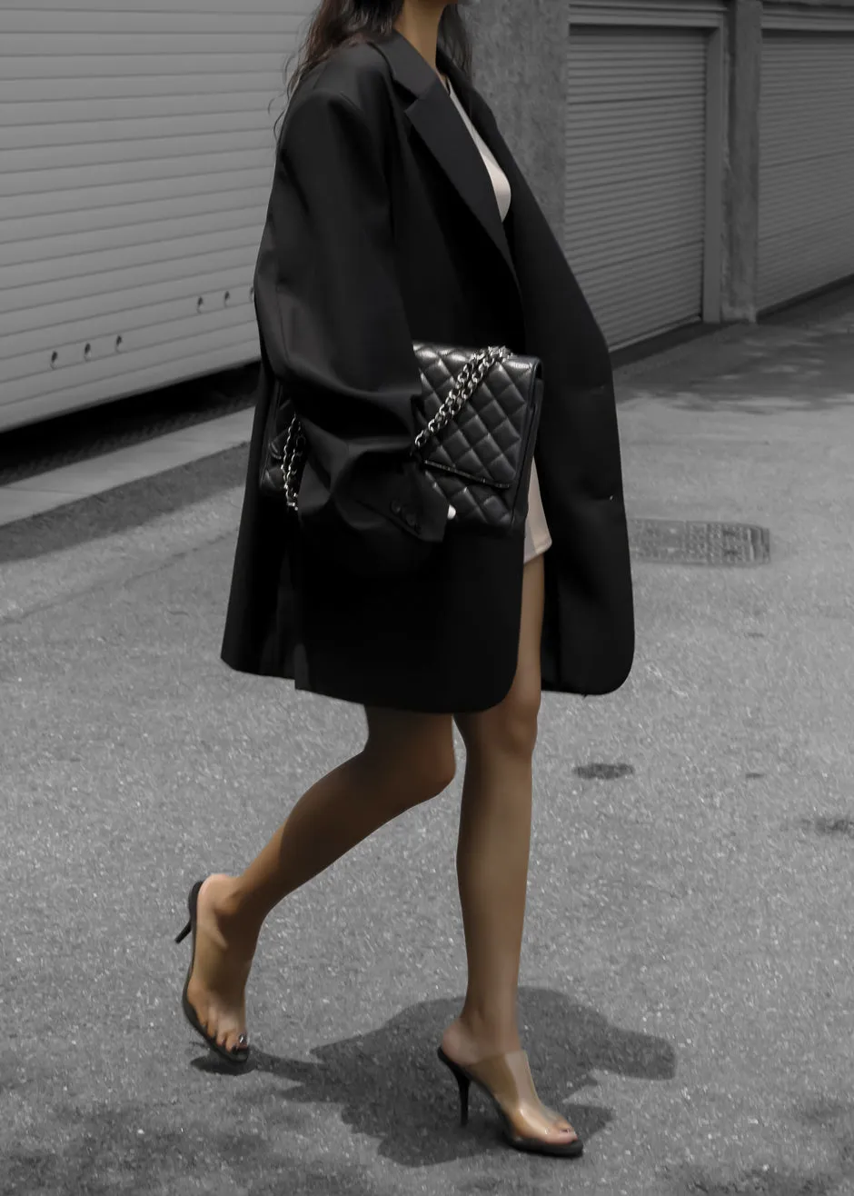 Dee Maxi Oversized Blazer - Black sold by Frankie Shop product image thumbnail 2