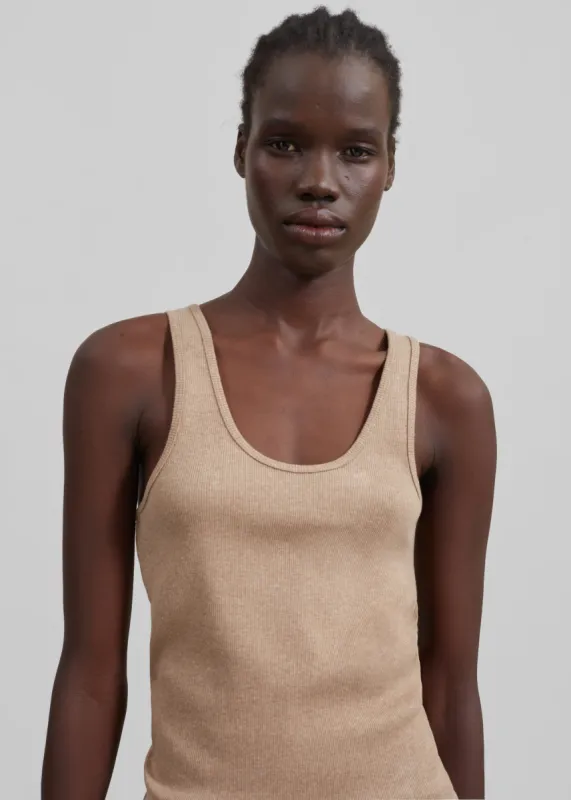 By Malene Birger Anisa Tank Top - Nomad sold by Frankie Shop
