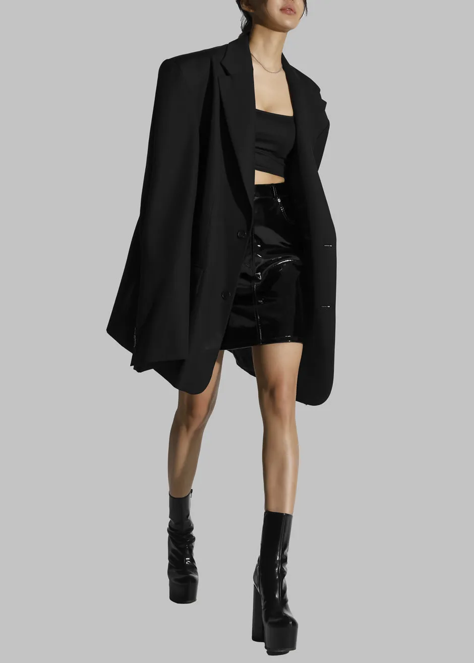 Dee Maxi Oversized Blazer - Black sold by Frankie Shop
