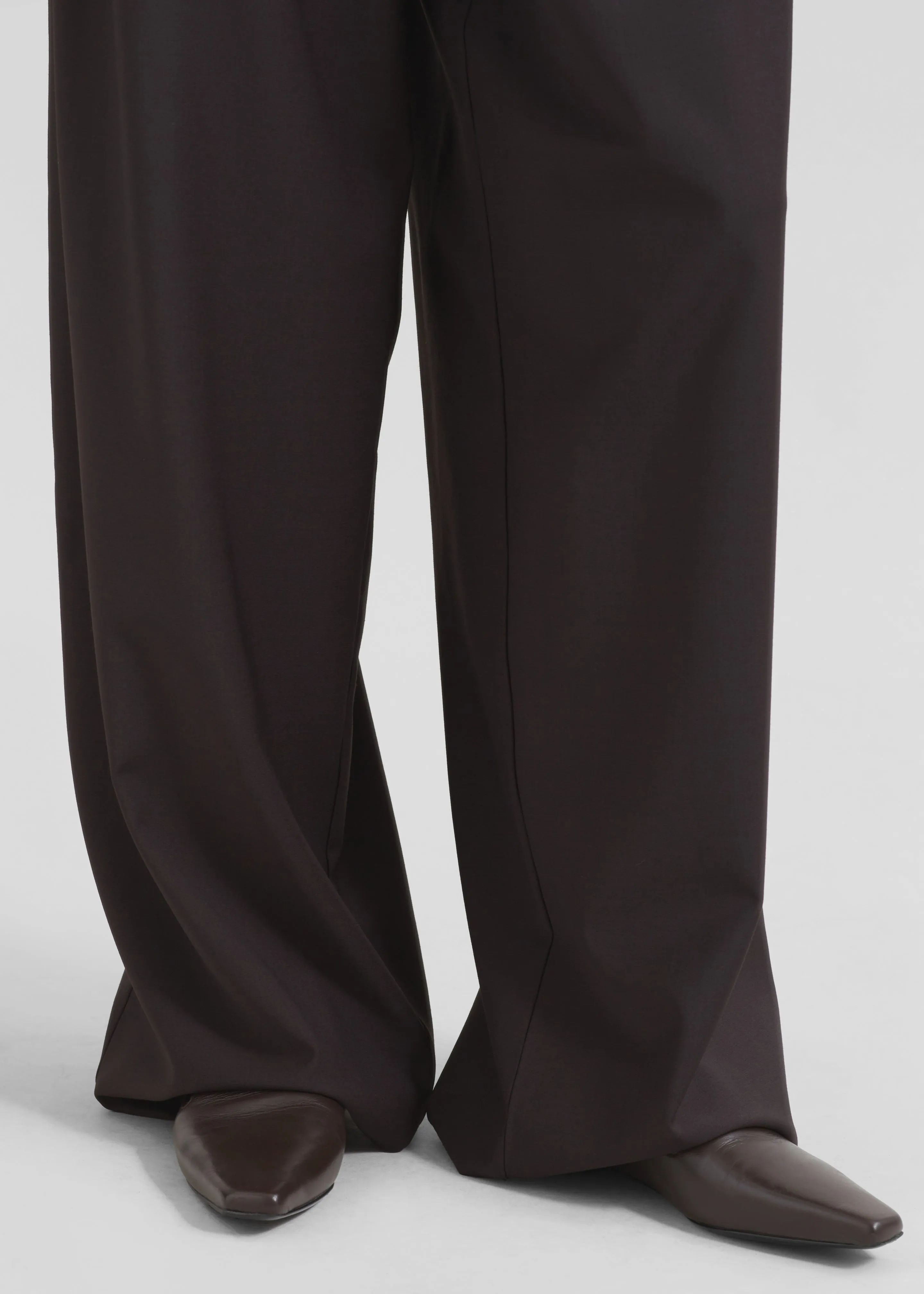 Loulou Studio Carole Leather Loafers - Choco sold by Frankie Shop product image thumbnail 3