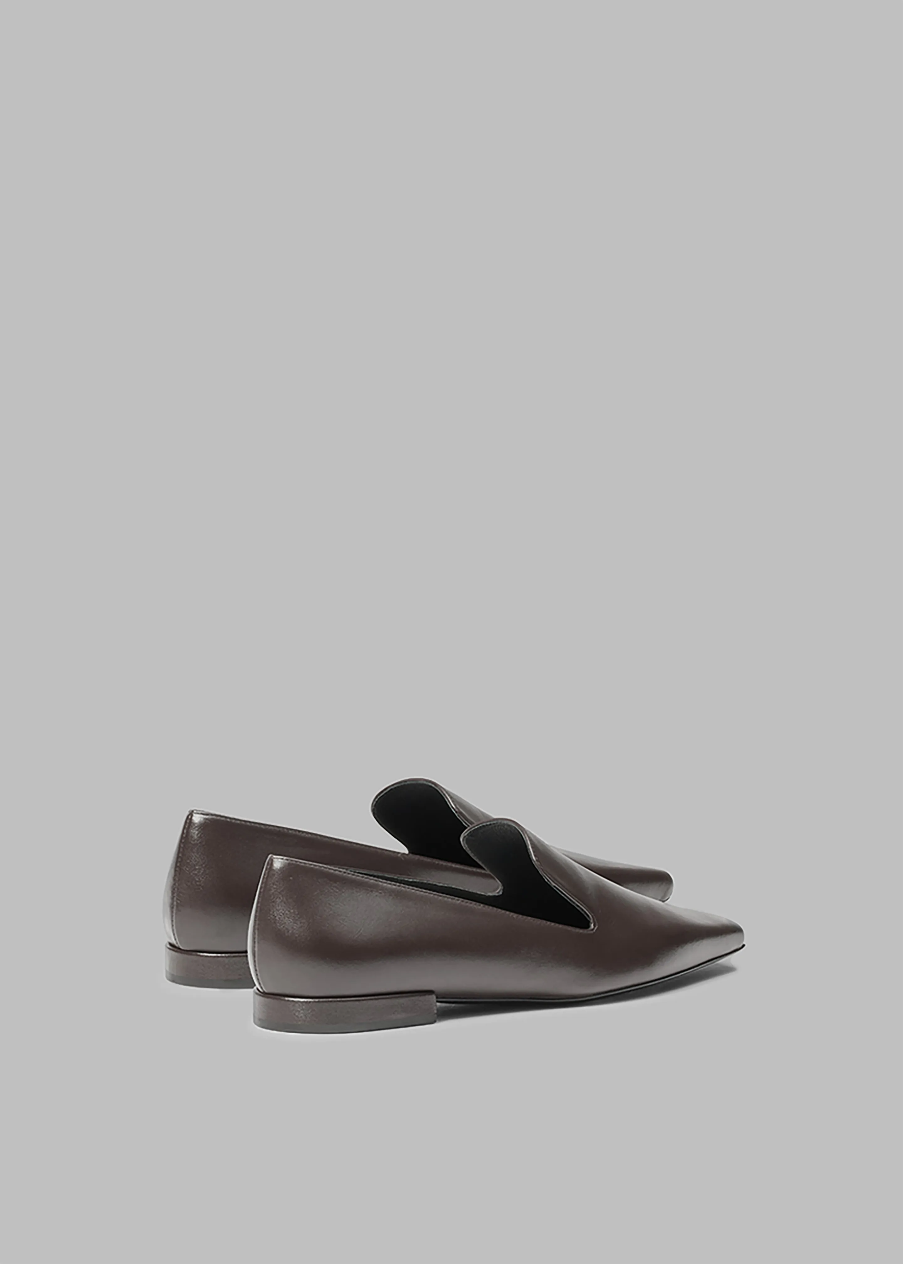 Loulou Studio Carole Leather Loafers - Choco sold by Frankie Shop product image thumbnail 4
