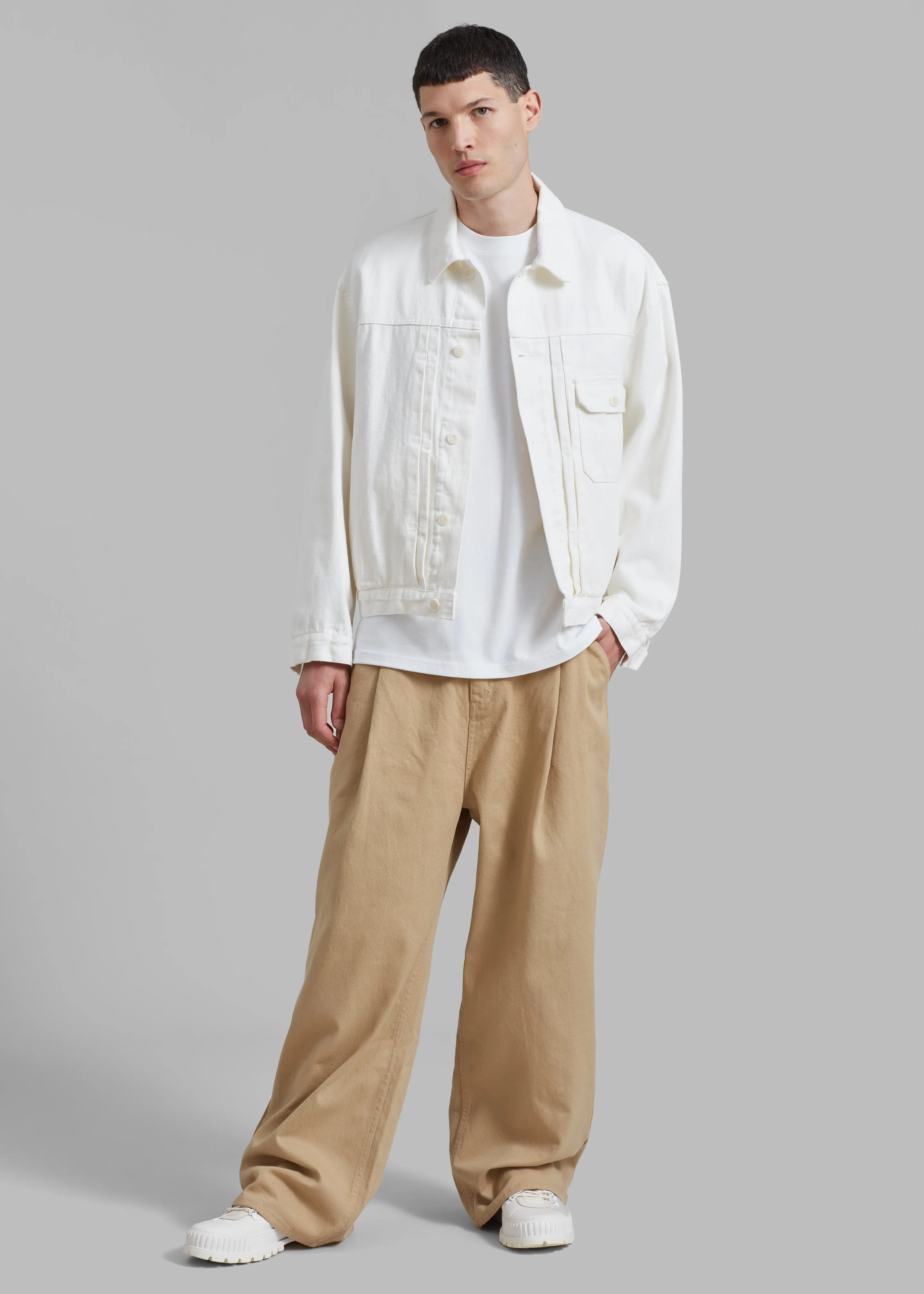 Matthew Denim Jacket - White sold by Frankie Shop product image thumbnail 2