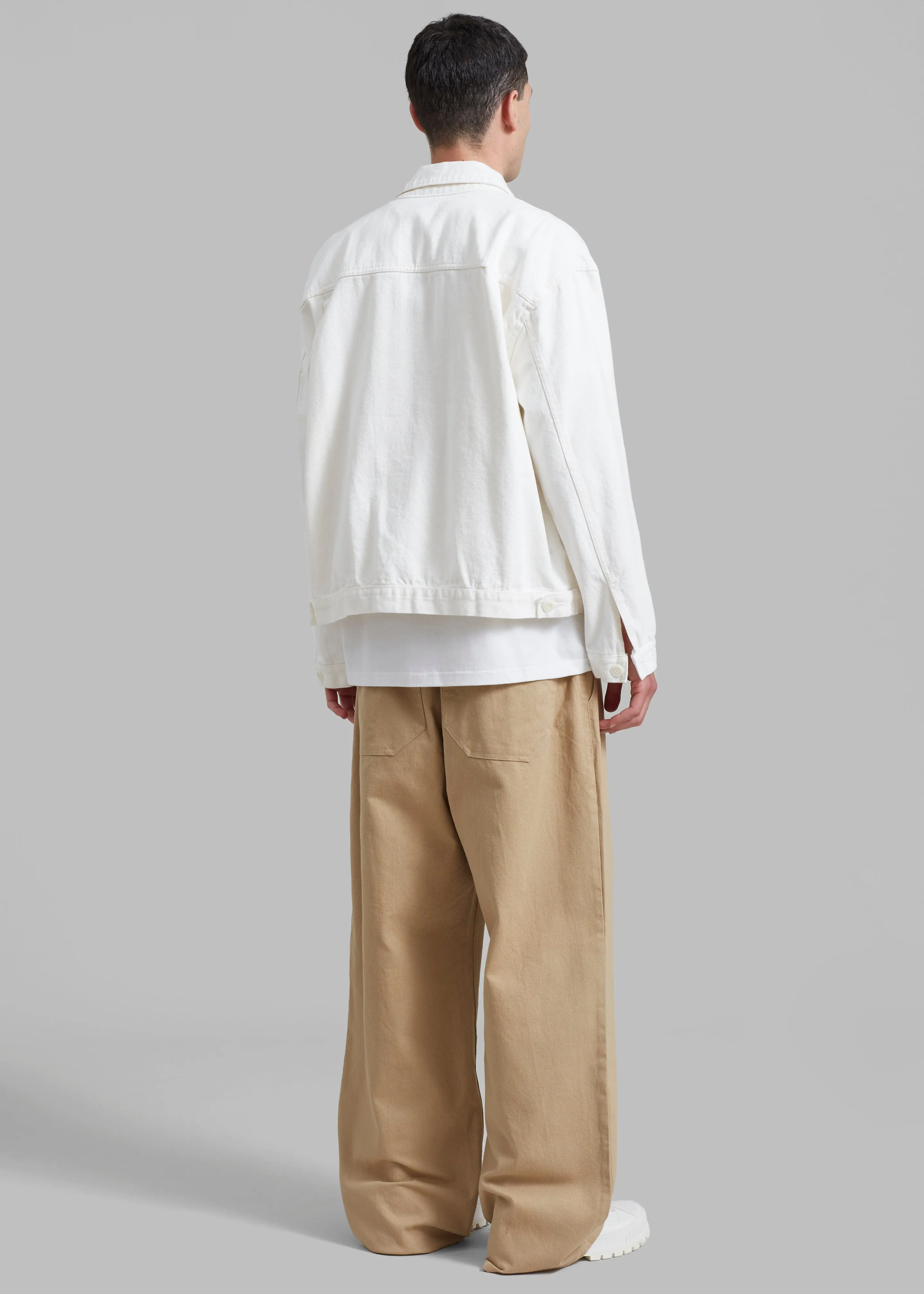 Matthew Denim Jacket - White sold by Frankie Shop product image thumbnail 5