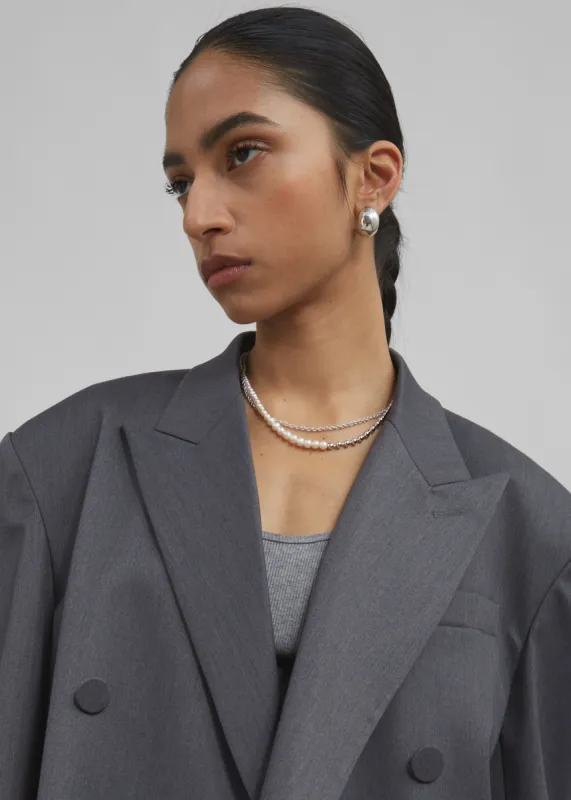 Completedworks Forgotten Seas Necklace - Pearl/Rhodium Plate sold by Frankie Shop