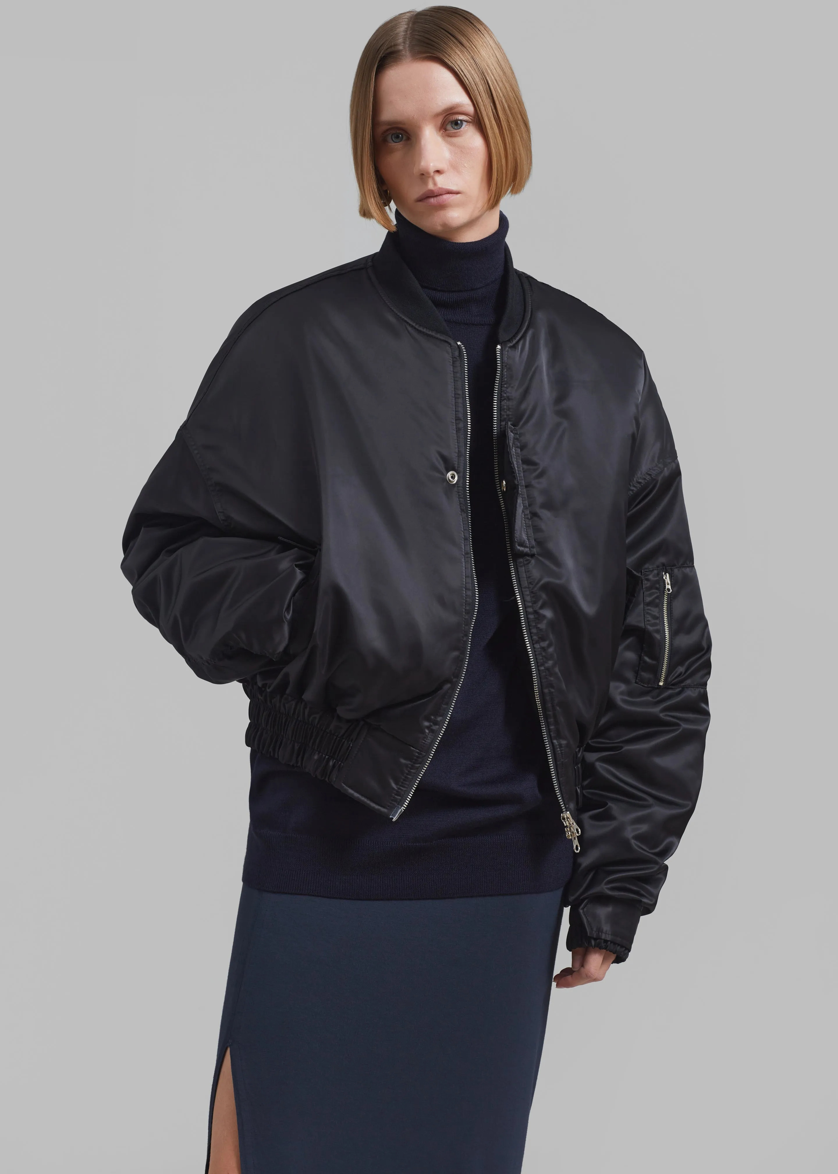 Marly Bomber - Black sold by Frankie Shop product image thumbnail 5