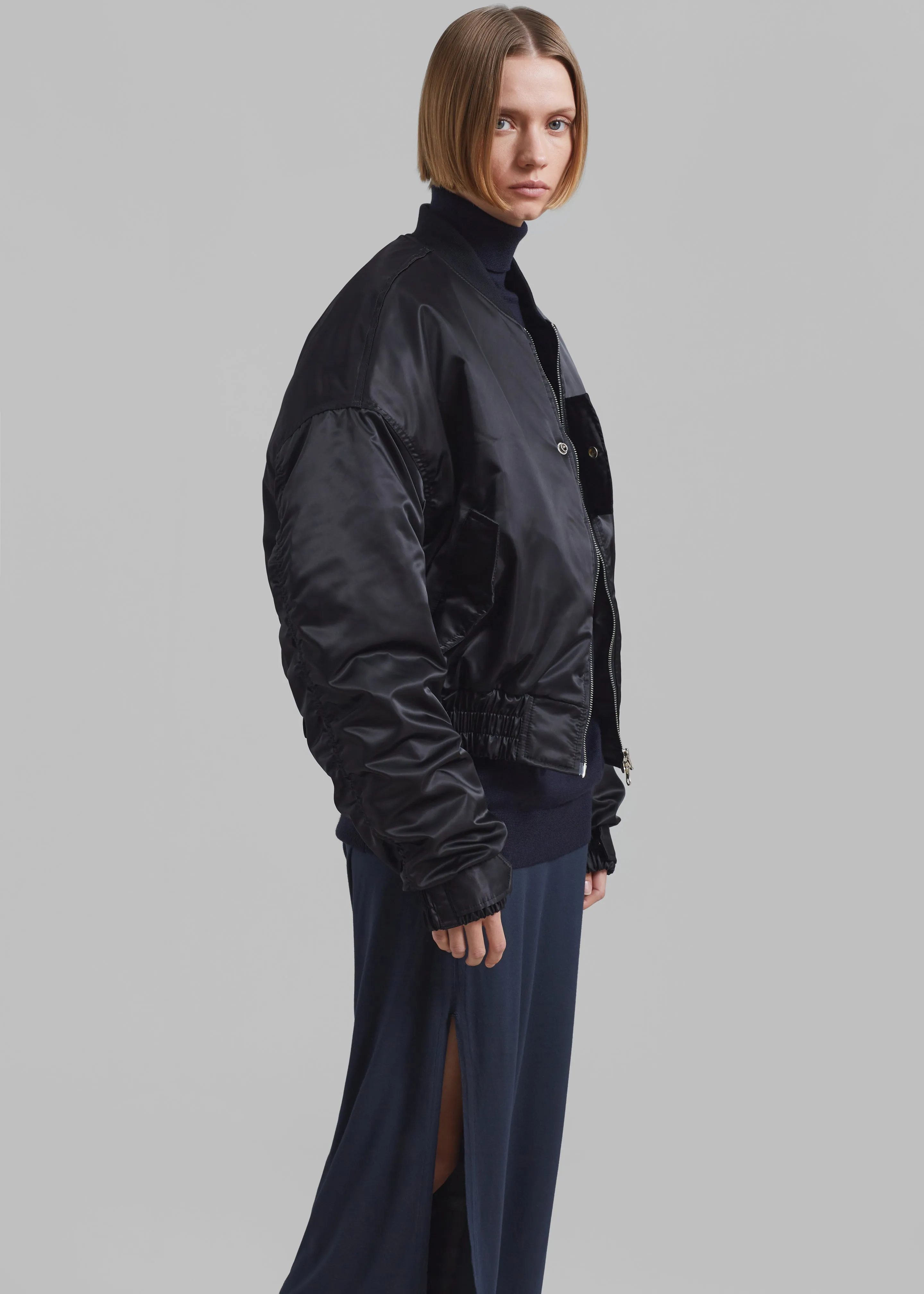 Marly Bomber - Black sold by Frankie Shop product image thumbnail 3