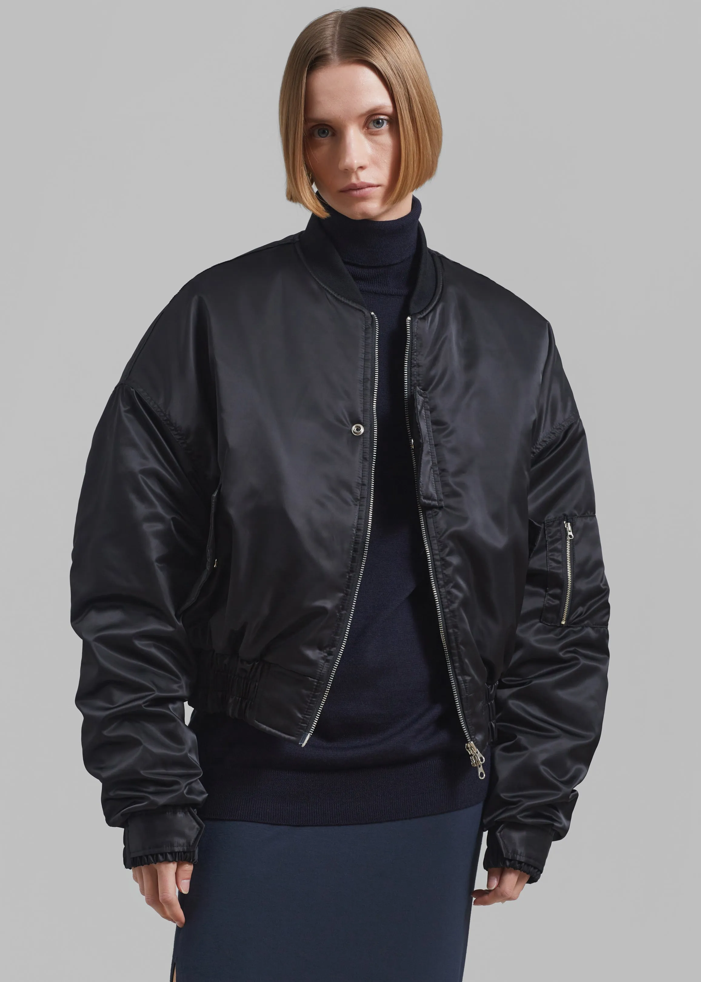 Marly Bomber - Black sold by Frankie Shop product image thumbnail 2